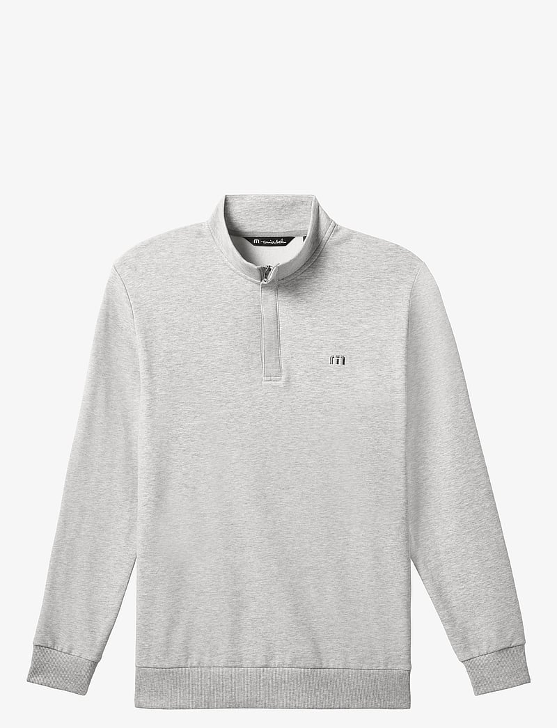 TravisMathew - CLOUD QUARTER ZIP 2. - yläosat - heather light grey - 1