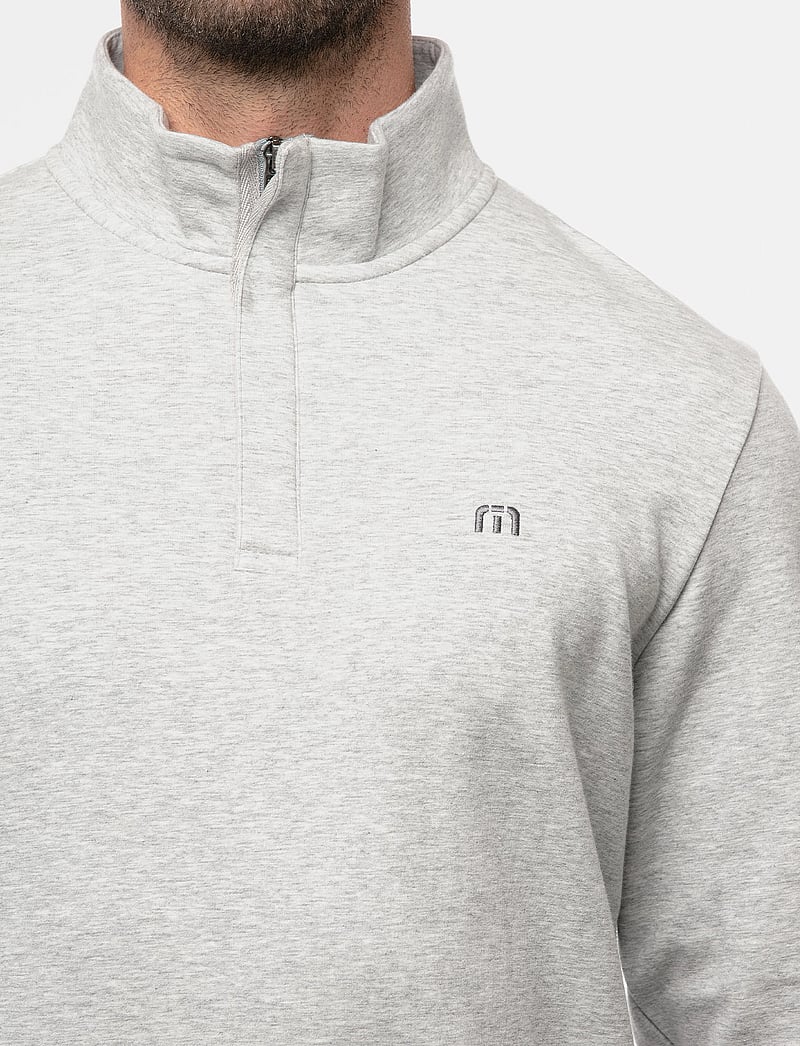 TravisMathew - CLOUD QUARTER ZIP 2. - yläosat - heather light grey - 2