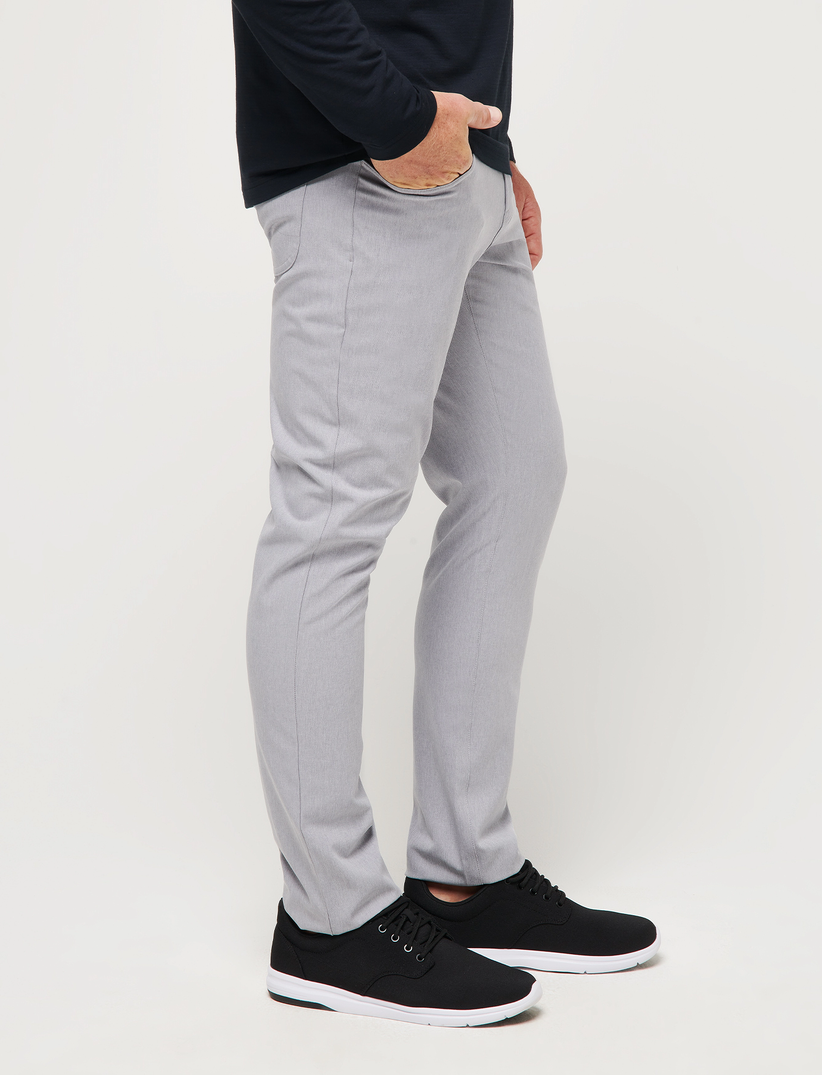 TravisMathew - OPEN TO CLOSE - golfhosen - heather sleet - 3