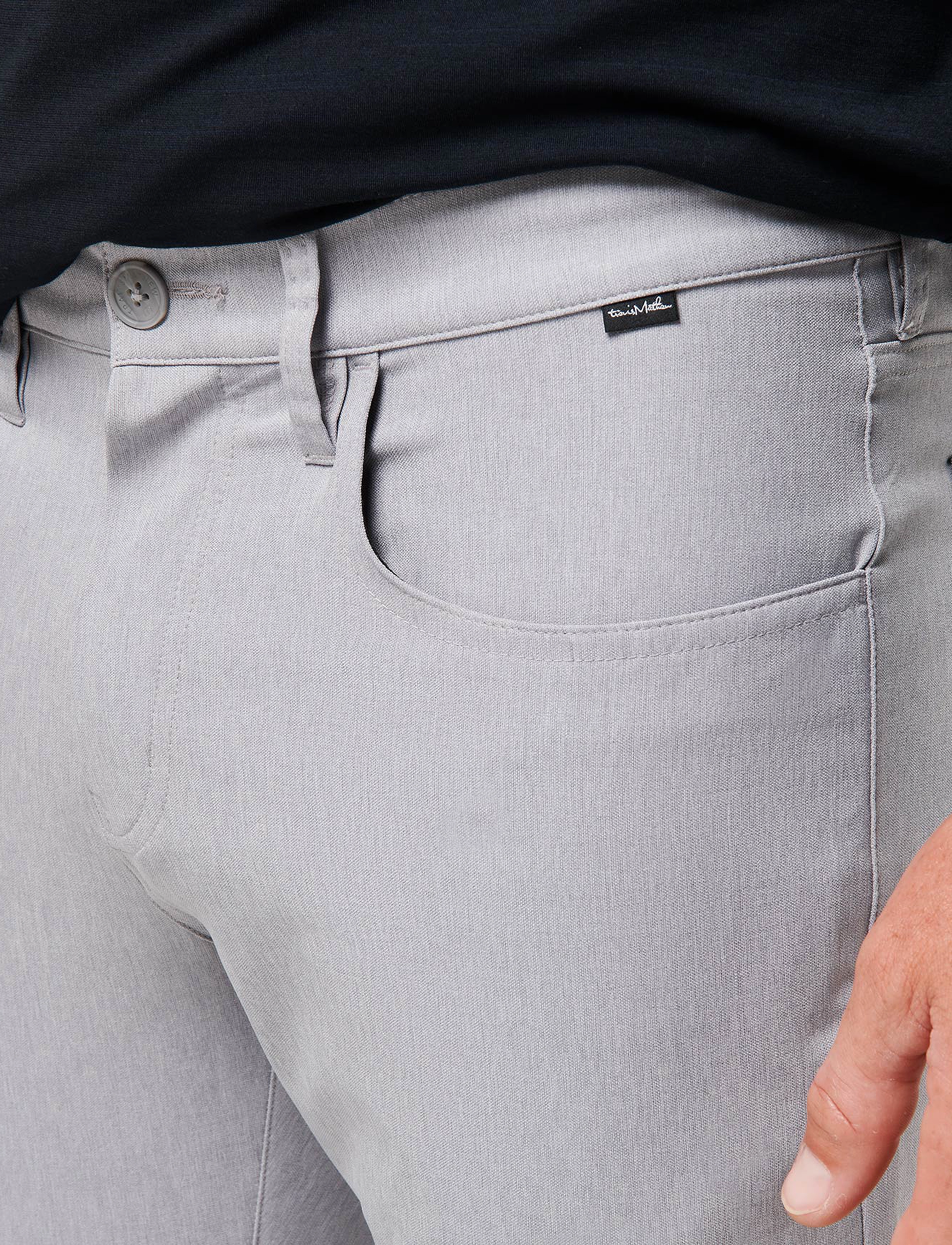 TravisMathew - OPEN TO CLOSE - golfhosen - heather sleet - 5