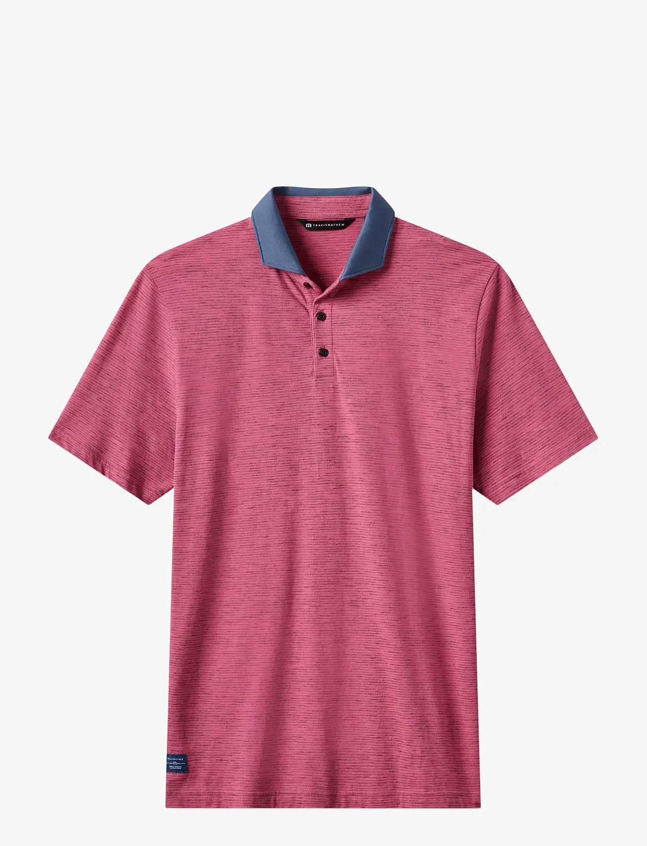 TravisMathew - COMMON INTEREST - short-sleeved polos - rose wine - 2