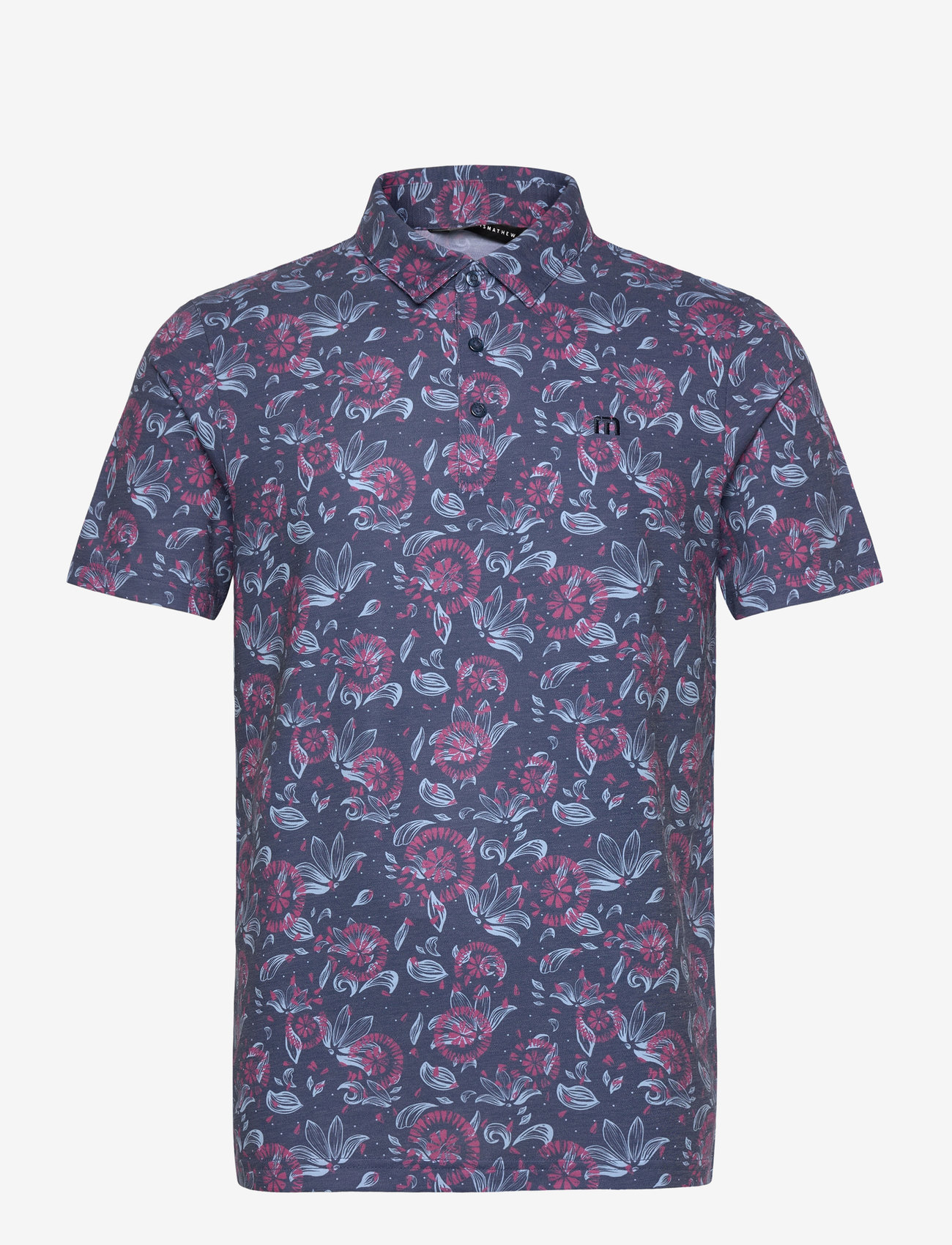 TravisMathew - FEATHERWEIGHT FLOURISH - oberteile & t-shirts - mood indigo/vintage - 1