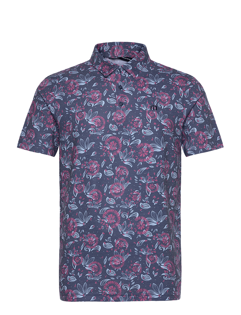 TravisMathew - FEATHERWEIGHT FLOURISH - oberteile & t-shirts - mood indigo/vintage - 1