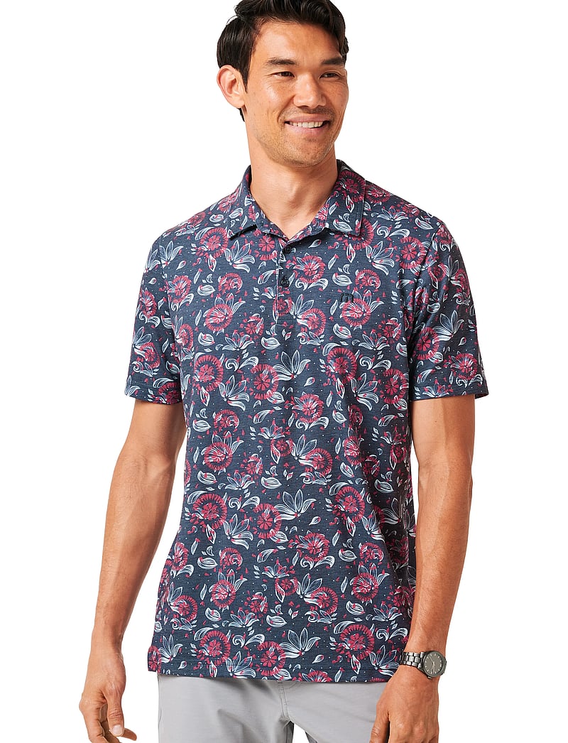 TravisMathew - FEATHERWEIGHT FLOURISH - oberteile & t-shirts - mood indigo/vintage - 4