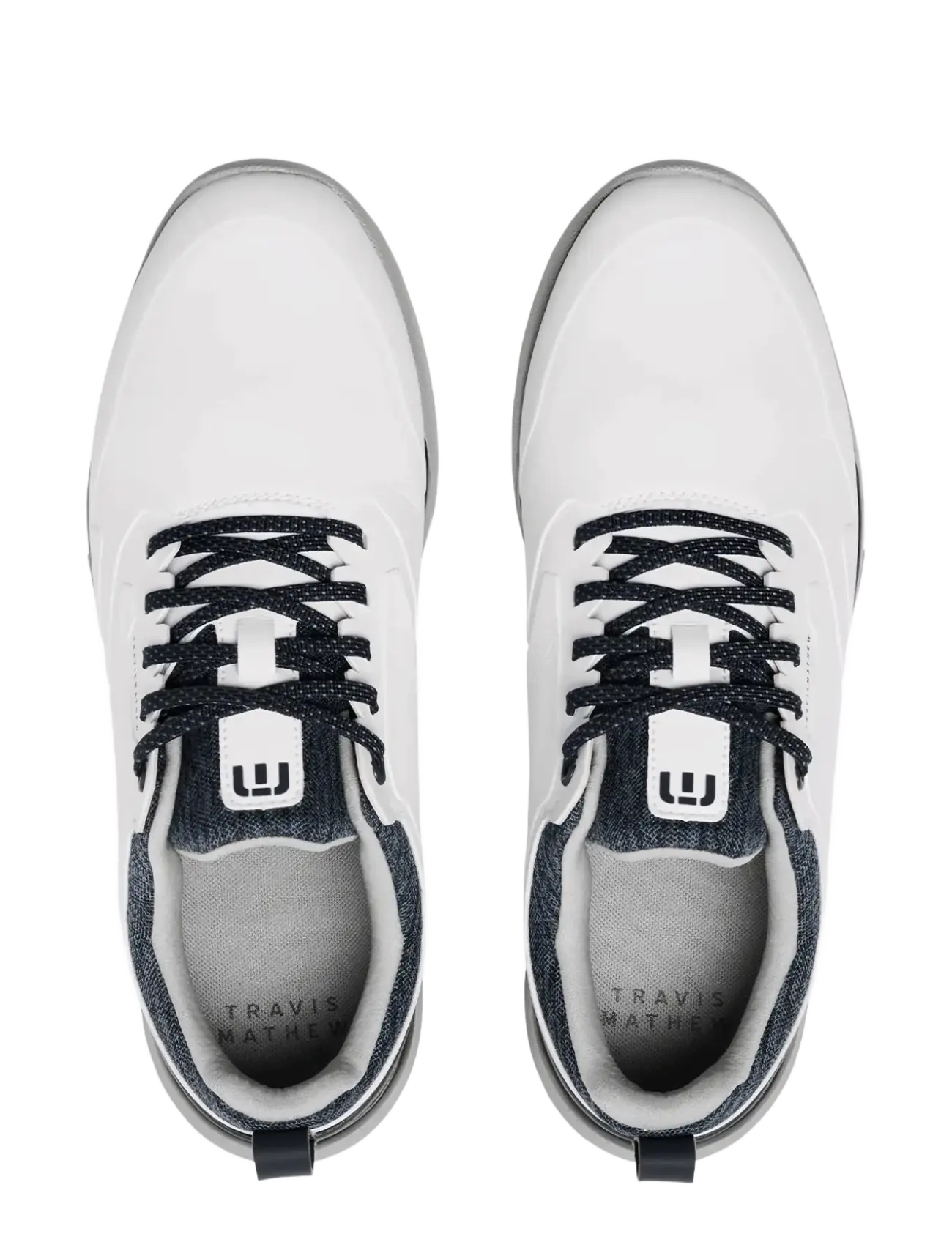 TravisMathew - THE DAILY PRO HYBRID PLUS - golf shoes - white/total eclipse - 3