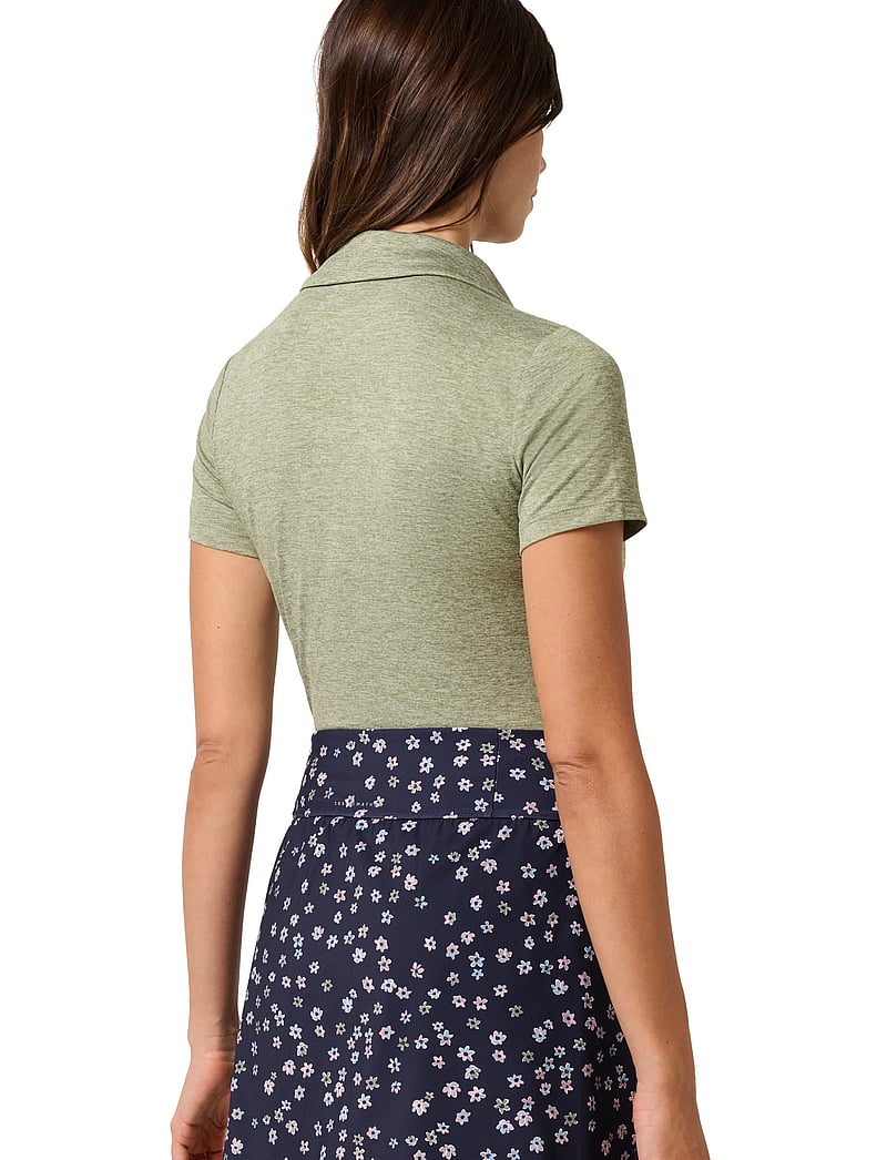 TravisMathew - SKYLOFT LIGHT SS POLO - alussärgid ja t-särgid - heather oil green - 3