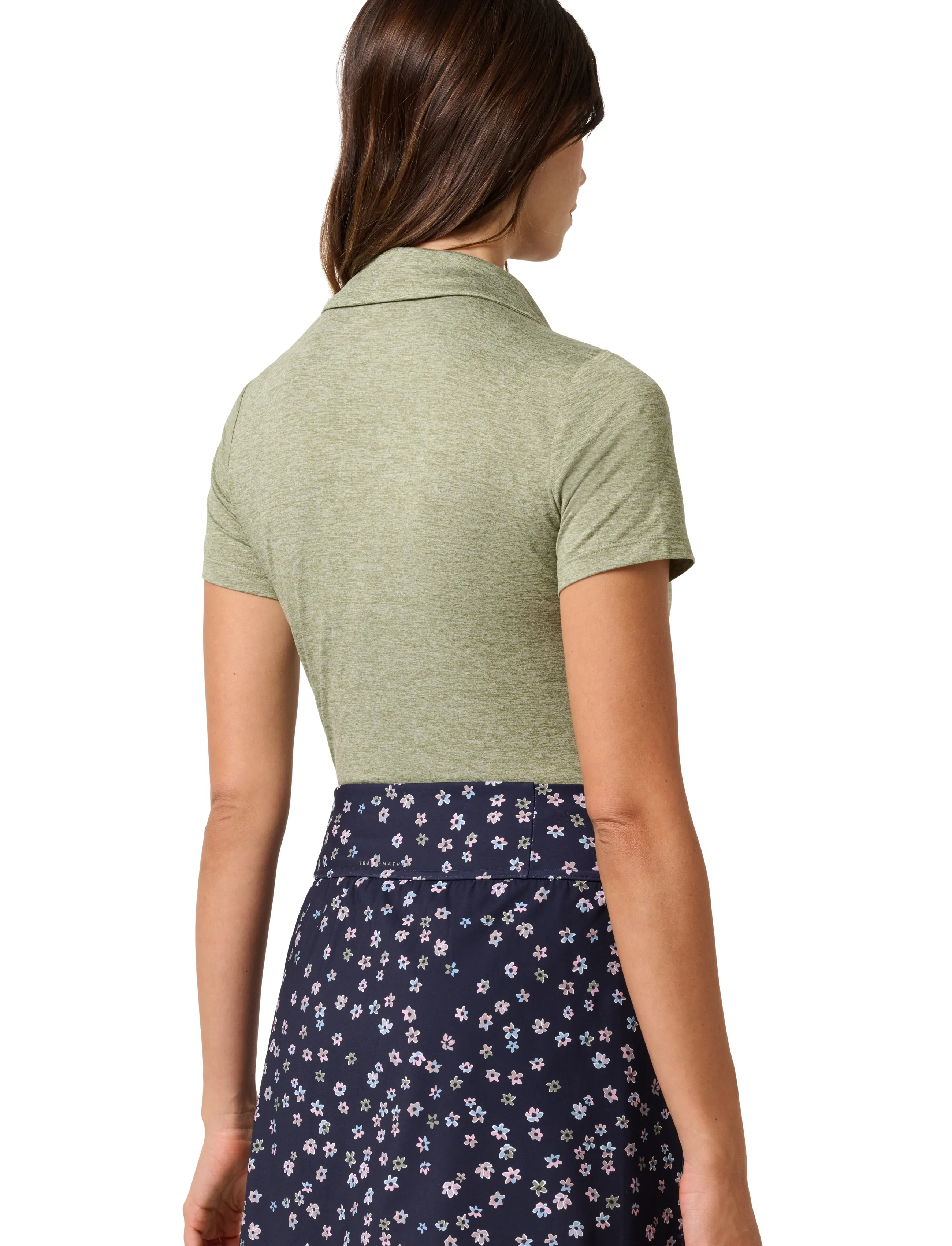 TravisMathew - SKYLOFT LIGHT SS POLO - polo krekli - heather oil green - 3