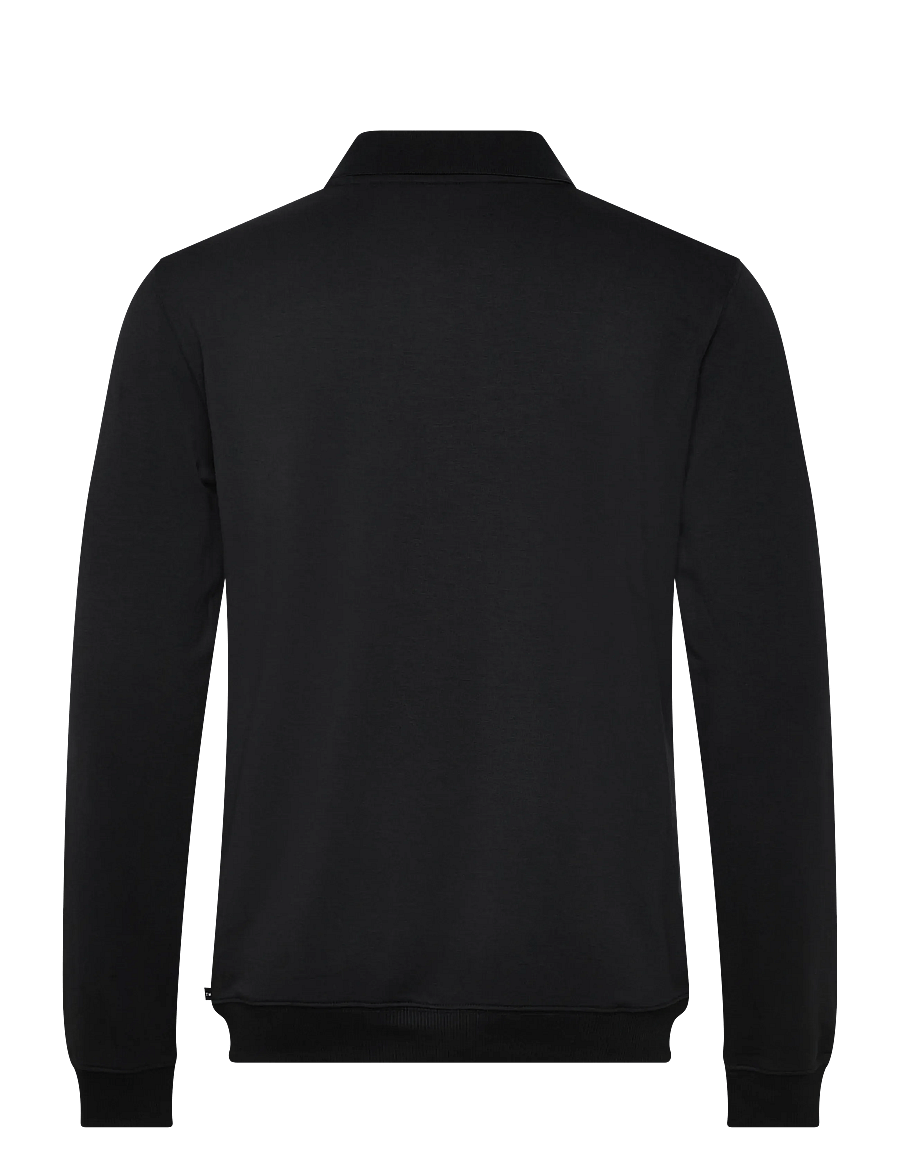 TravisMathew - AMENITIES COLLAR CREW - toppar & t-shirts - black - 1