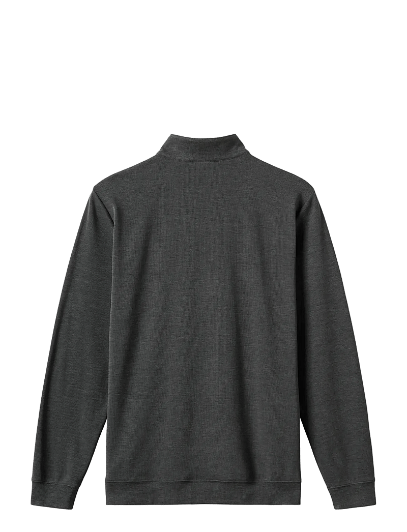 TravisMathew - CLOUD SWEATER 1/4 ZIP - dressipluusid - heather black - 2