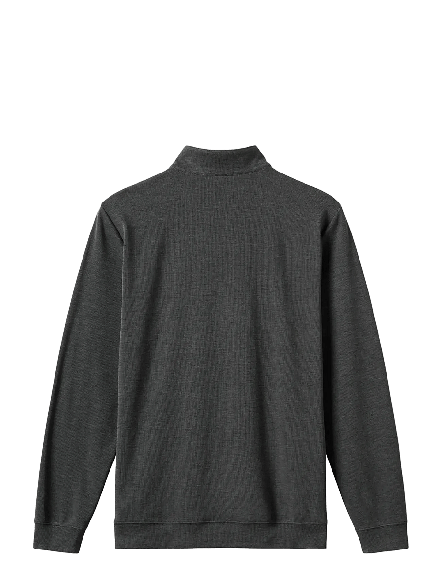 TravisMathew - CLOUD SWEATER 1/4 ZIP - sweatshirts - heather black - 2