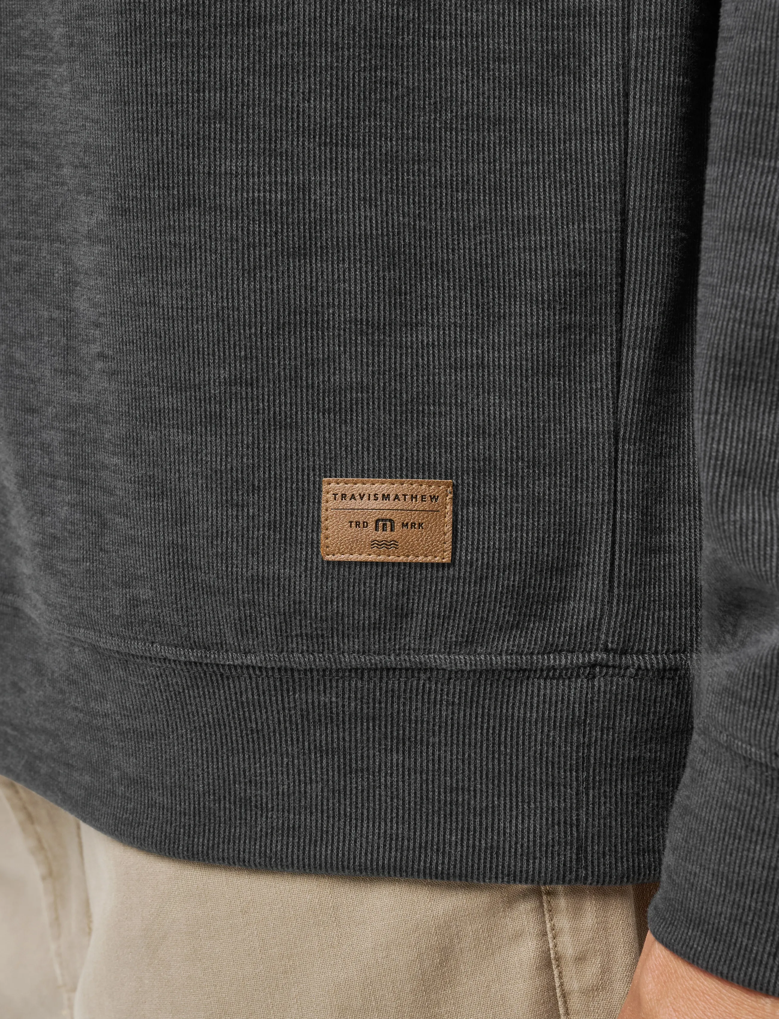 TravisMathew - CLOUD SWEATER 1/4 ZIP - sport - heather black - 4