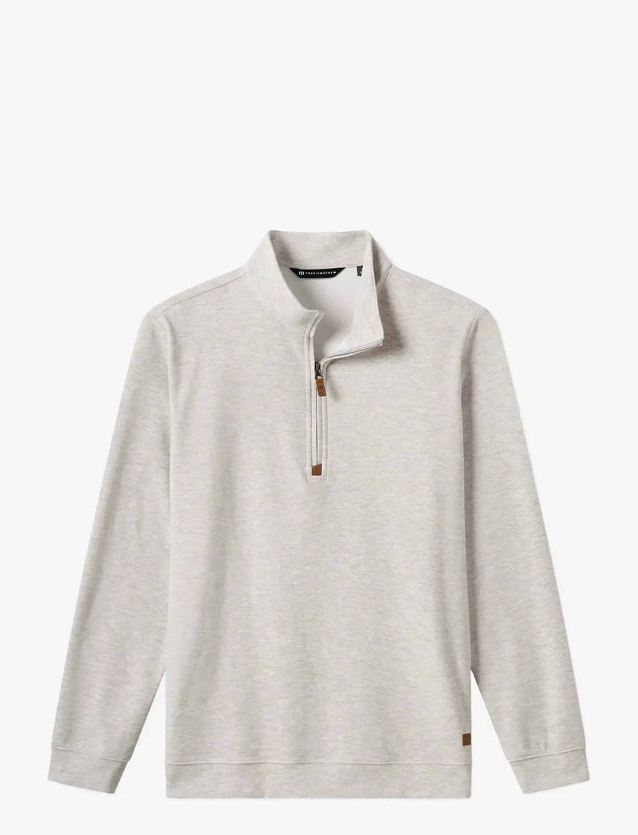 TravisMathew - CLOUD SWEATER 1/4 ZIP - mænd - heather grey - 1