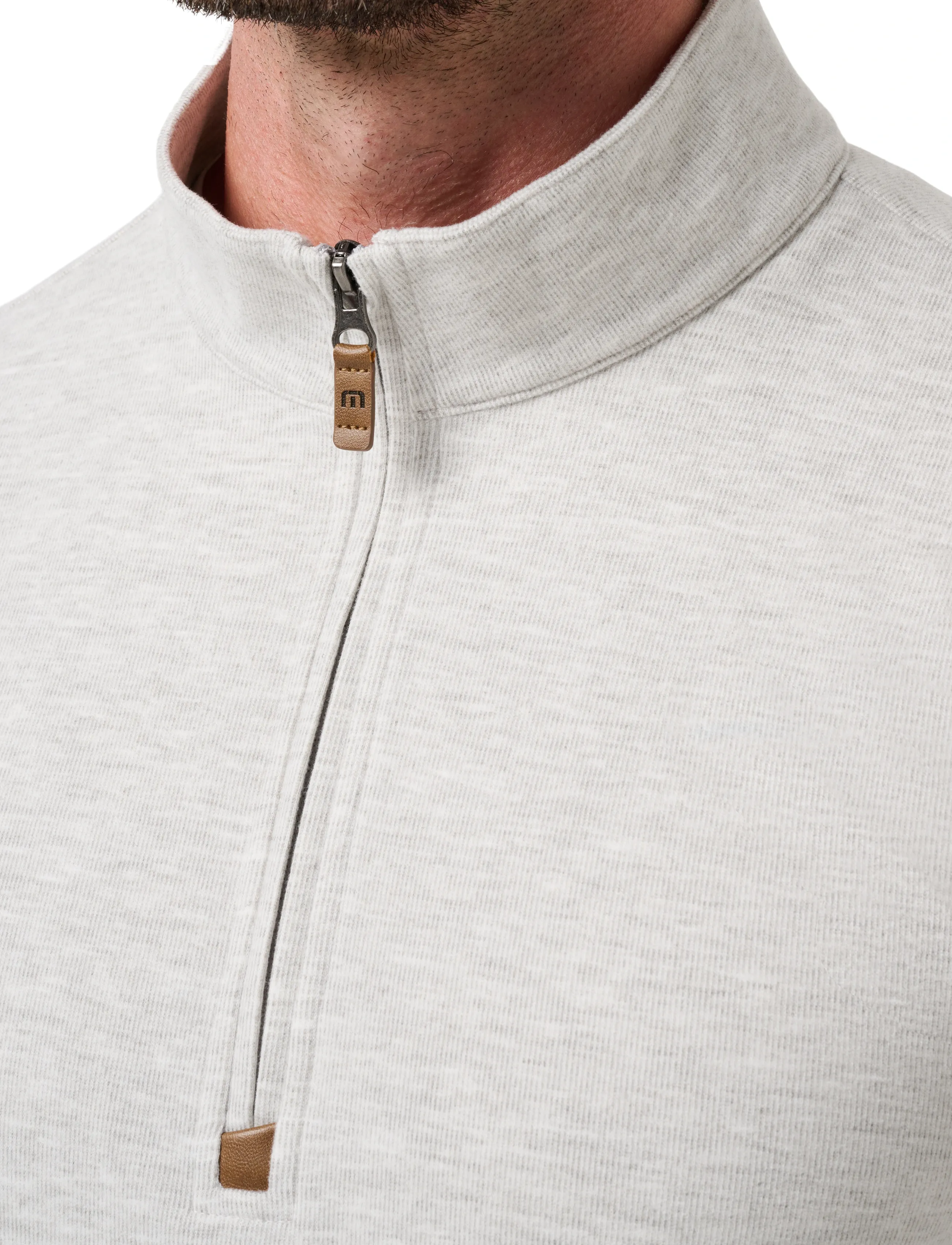 TravisMathew - CLOUD SWEATER 1/4 ZIP - sweatshirts - heather grey - 4