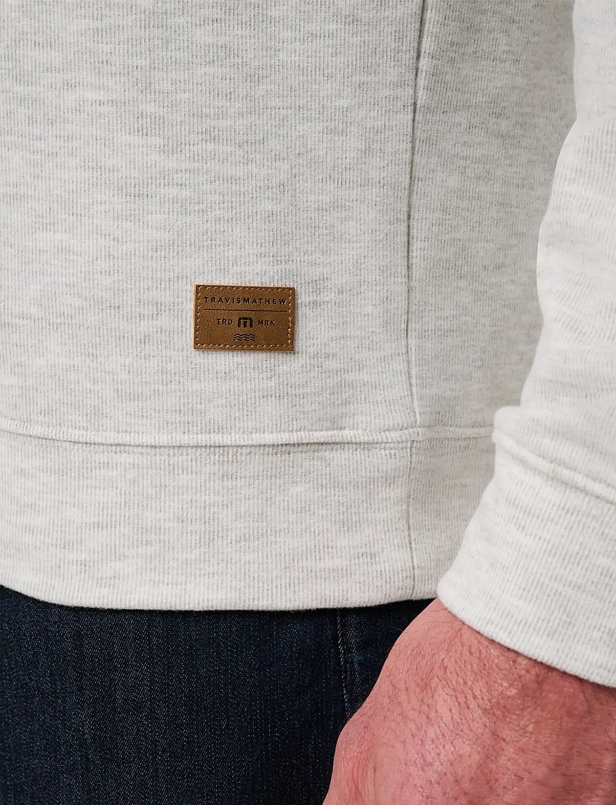 TravisMathew - CLOUD SWEATER 1/4 ZIP - sweatshirts - heather grey - 5