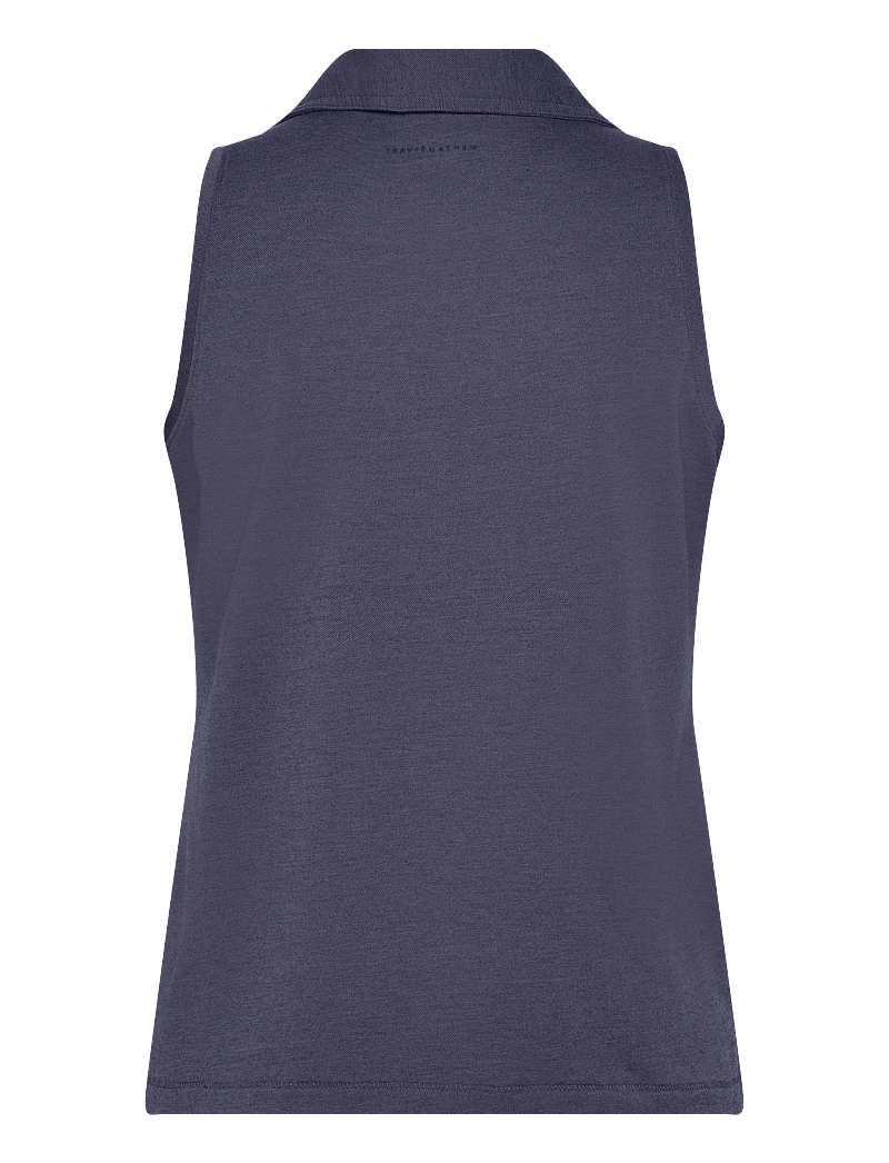 TravisMathew - FEATHERWEIGHT ACTIVE SL POLO 2.0 - toppe & t-shirts - heather navy blazer - 1