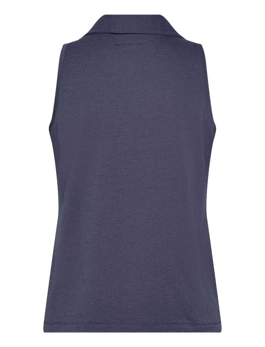 TravisMathew - FEATHERWEIGHT ACTIVE SL POLO 2.0 - heather navy blazer - 1