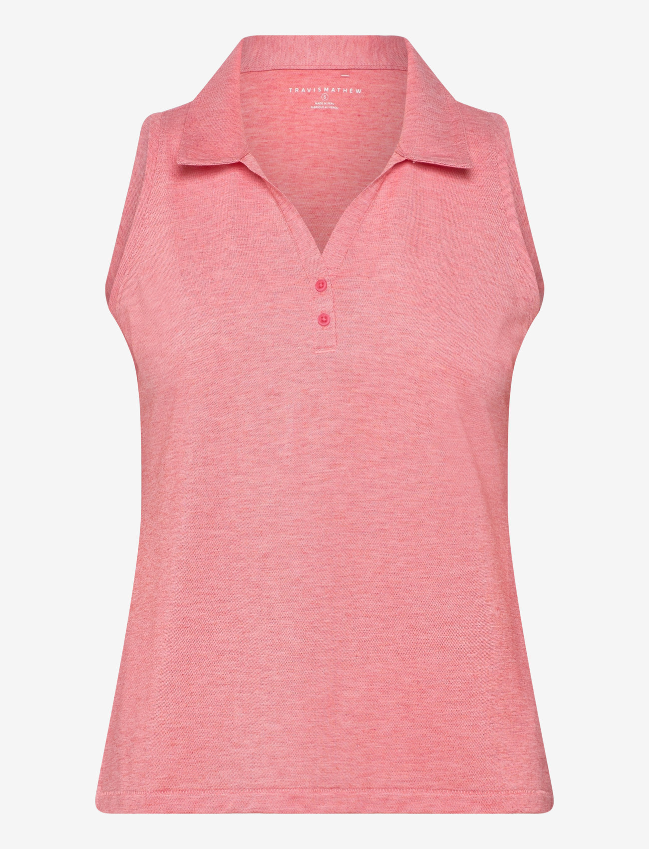 TravisMathew - FEATHERWEIGHT ACTIVE SL POLO 2.0 - toppar & t-shirts - heather porcelain ro - 0