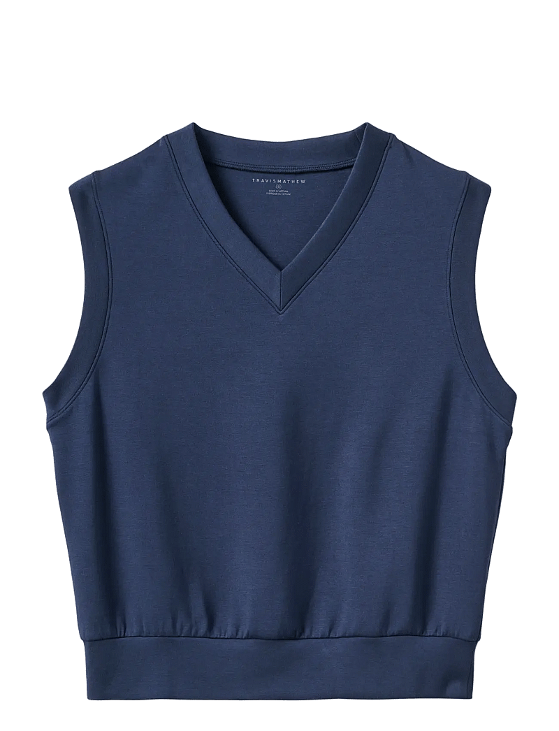 TravisMathew - SKYLOFT SOFT VEST - outdoor - navy blazer - 1