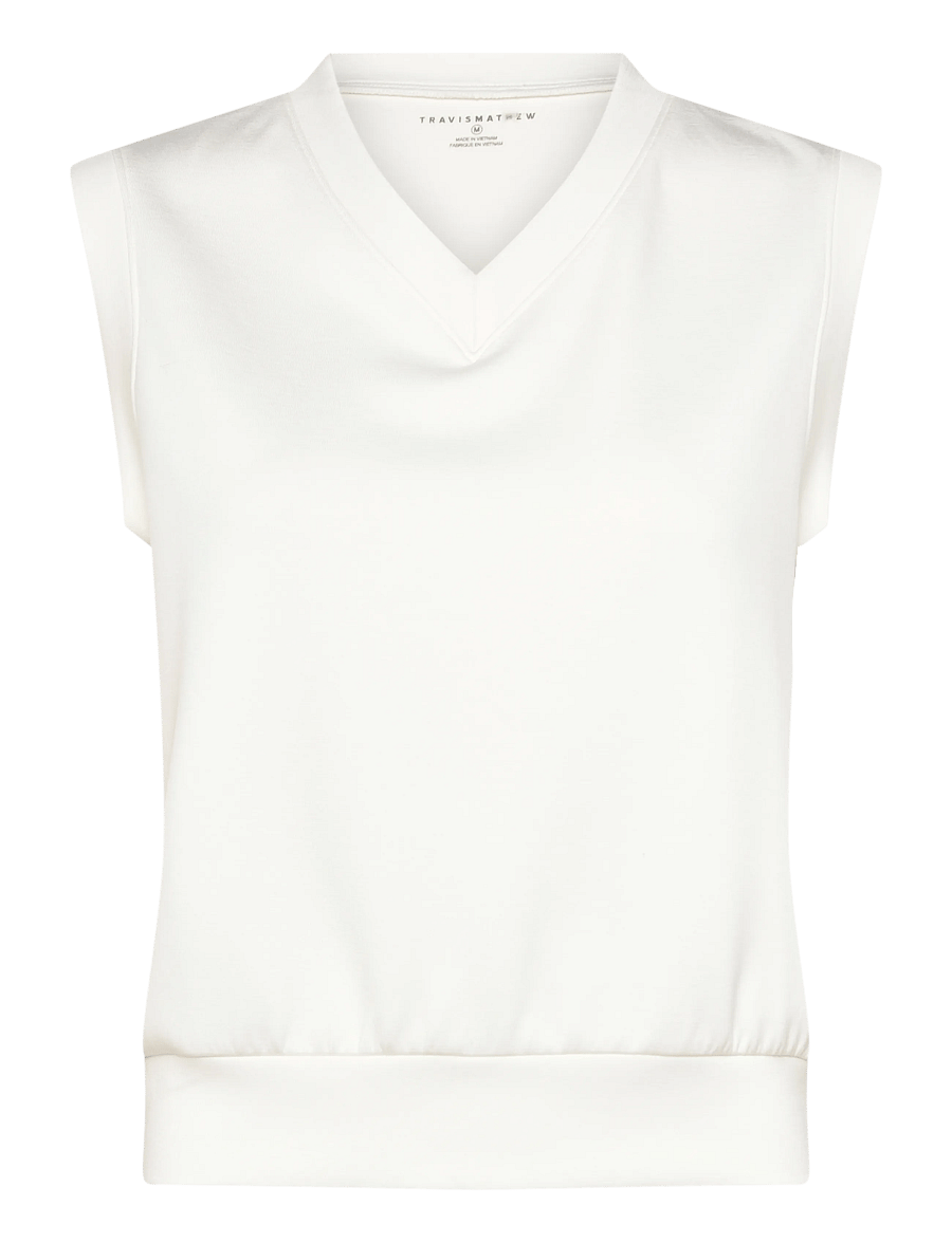 TravisMathew - SKYLOFT SOFT VEST - outdoor - snow white - 1