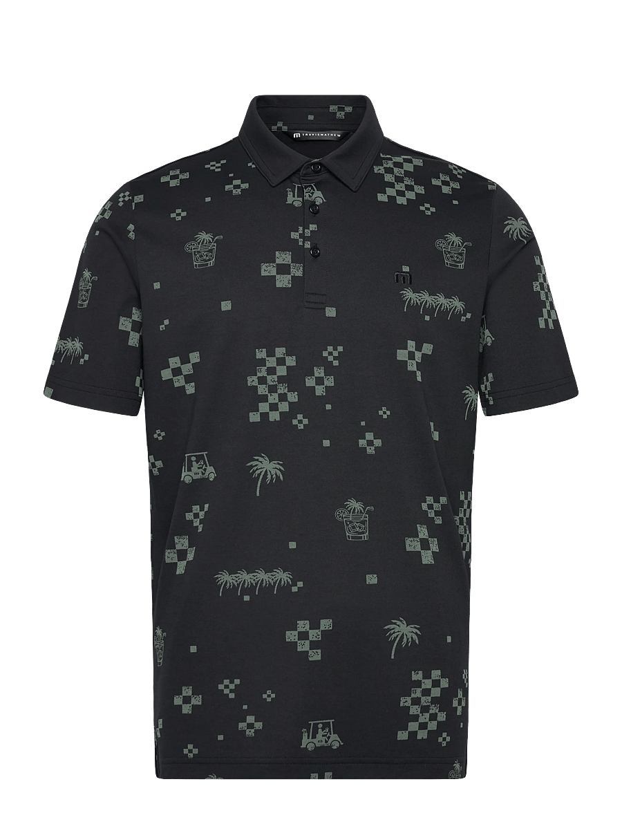 TravisMathew - BEVERAGE CART POLO - toppe & t-shirts - black - 0