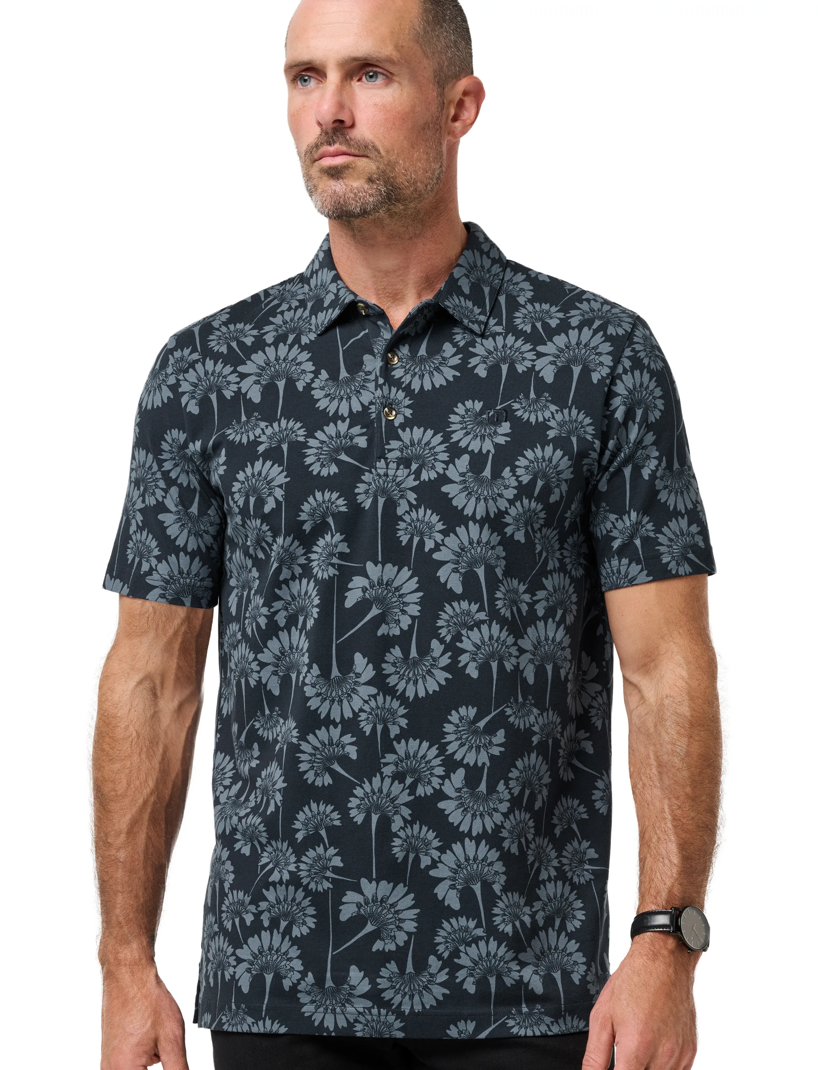 TravisMathew - COMFORTKNIT BREEZE - topit & t-paidat - total eclipse - 4