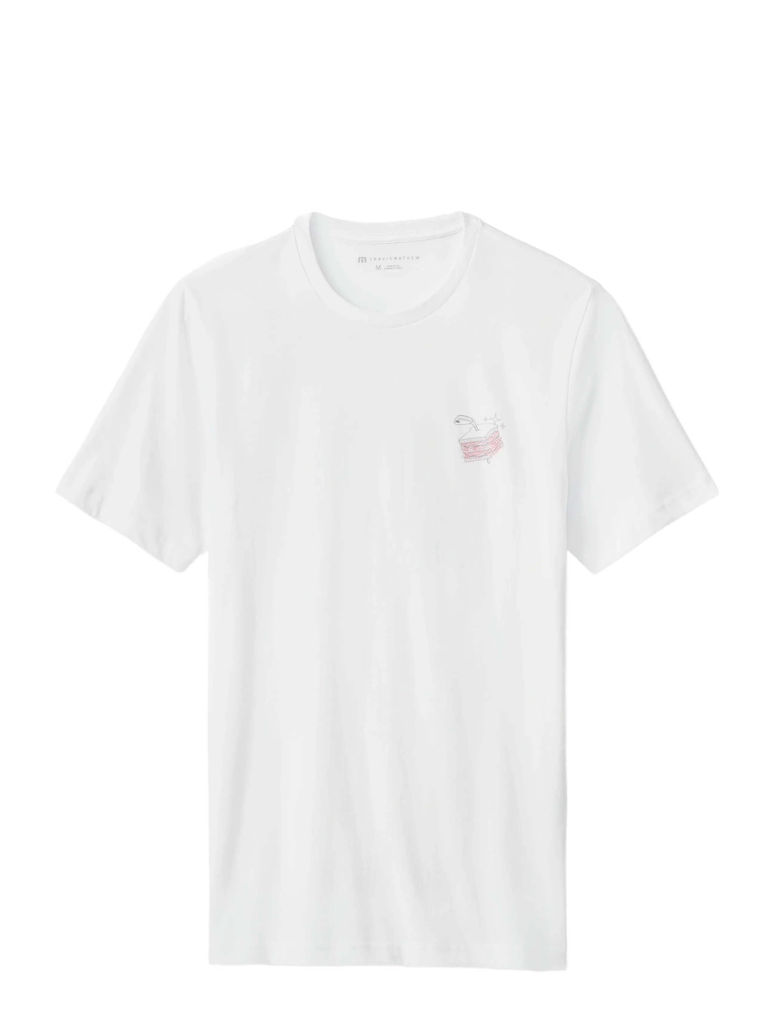 TRAVISMATHEW Founding Member Tee Weiß - M - Herren