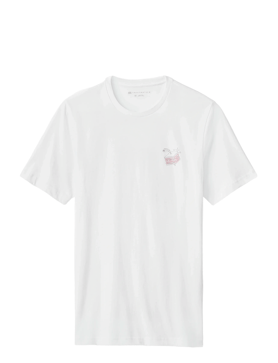 TravisMathew - FOUNDING MEMBER TEE - augšdaļas un t-krekli - white - 1
