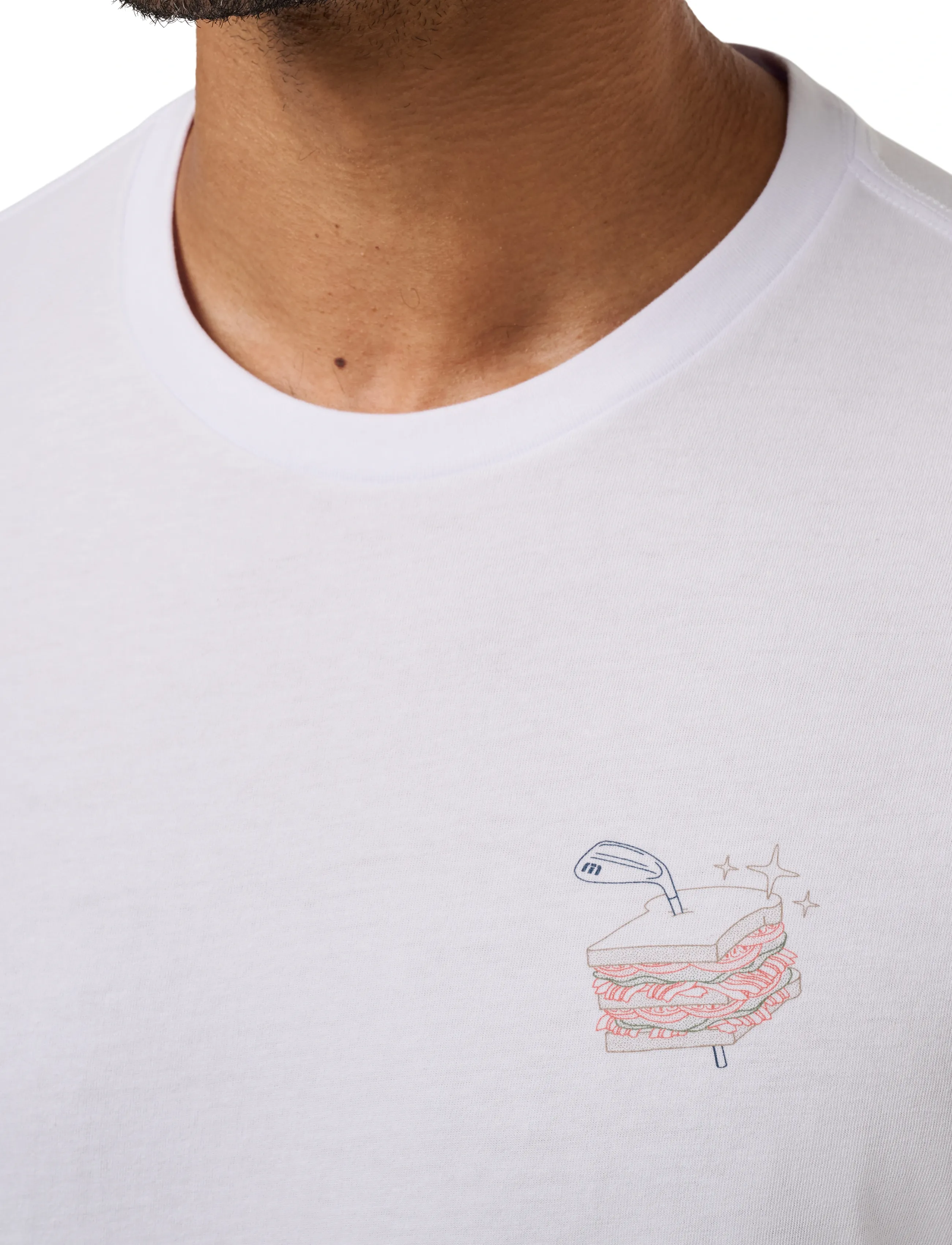 TravisMathew - FOUNDING MEMBER TEE - topit & t-paidat - white - 3