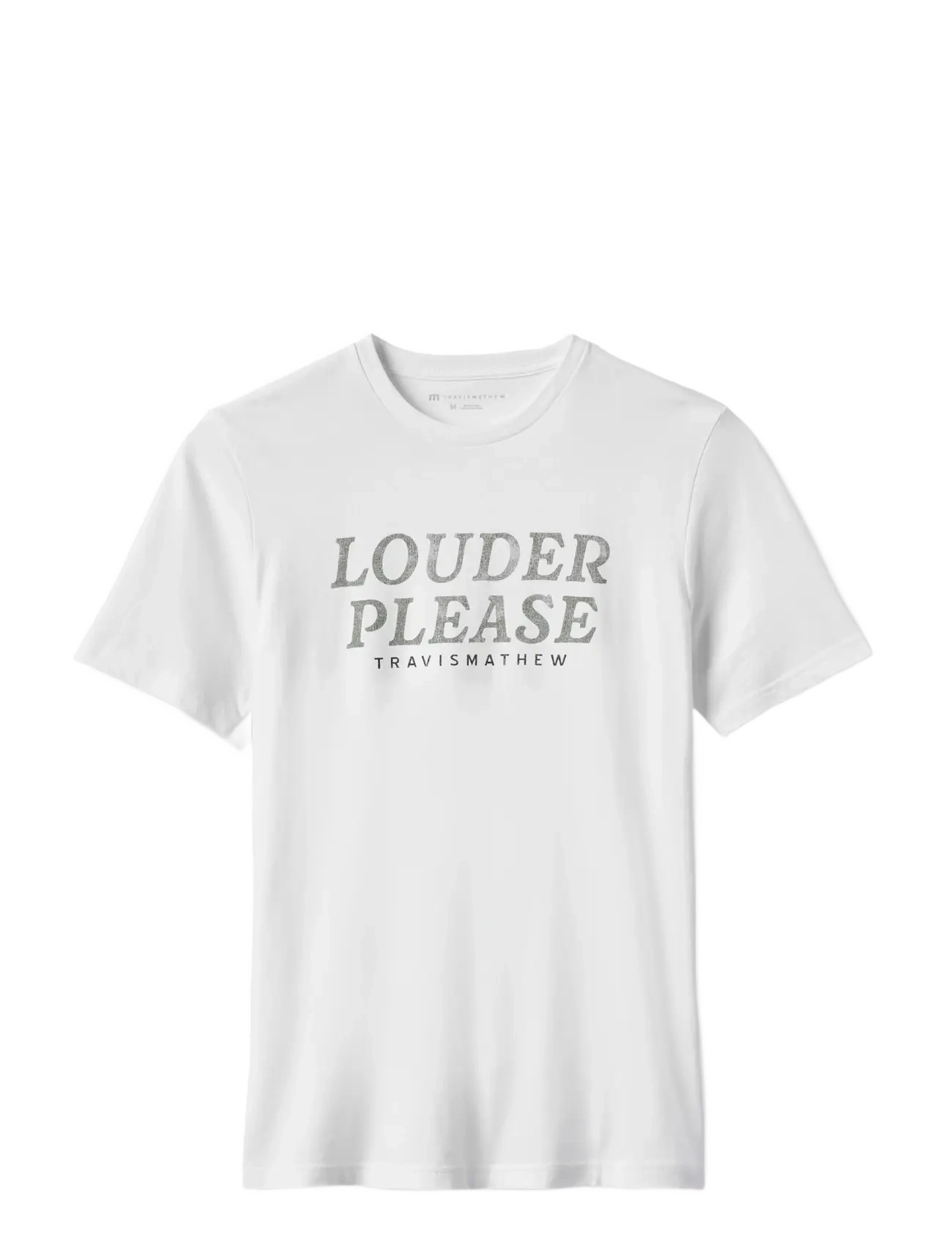 TravisMathew LOUDER PLEASE TEE - Golf - WHITE / white