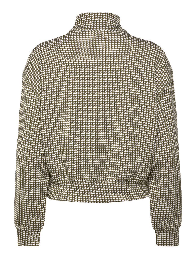 TravisMathew - PRINTED SKYLOFT SOFT ECHO 1/2 ZIP - yläosat - oil green multi - 2