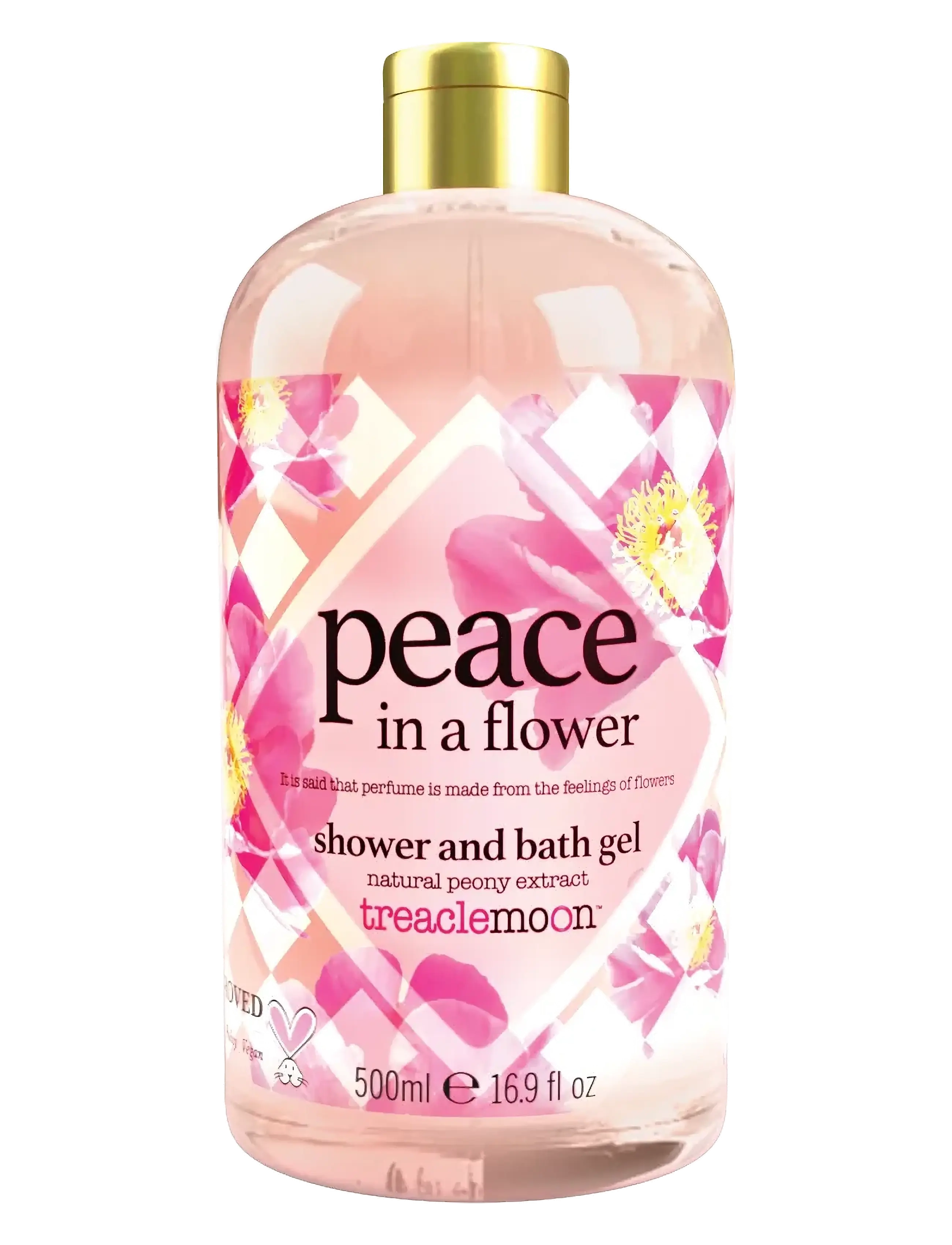 Treaclemoon Peace In A Flower Shower Gel 500Ml, Badekar og bruser, Nude, Str: 500 ML