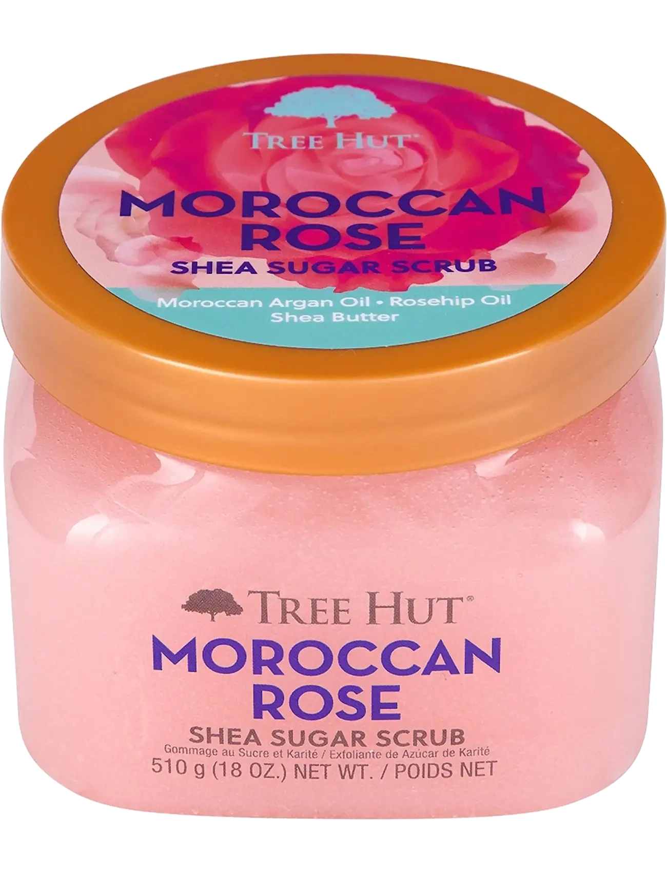Tree Hut Shea Sugar Scrub Moroccan Rose, 510 g, Nude, Krop > Scrub Og Eksfolierende Midler, Dame