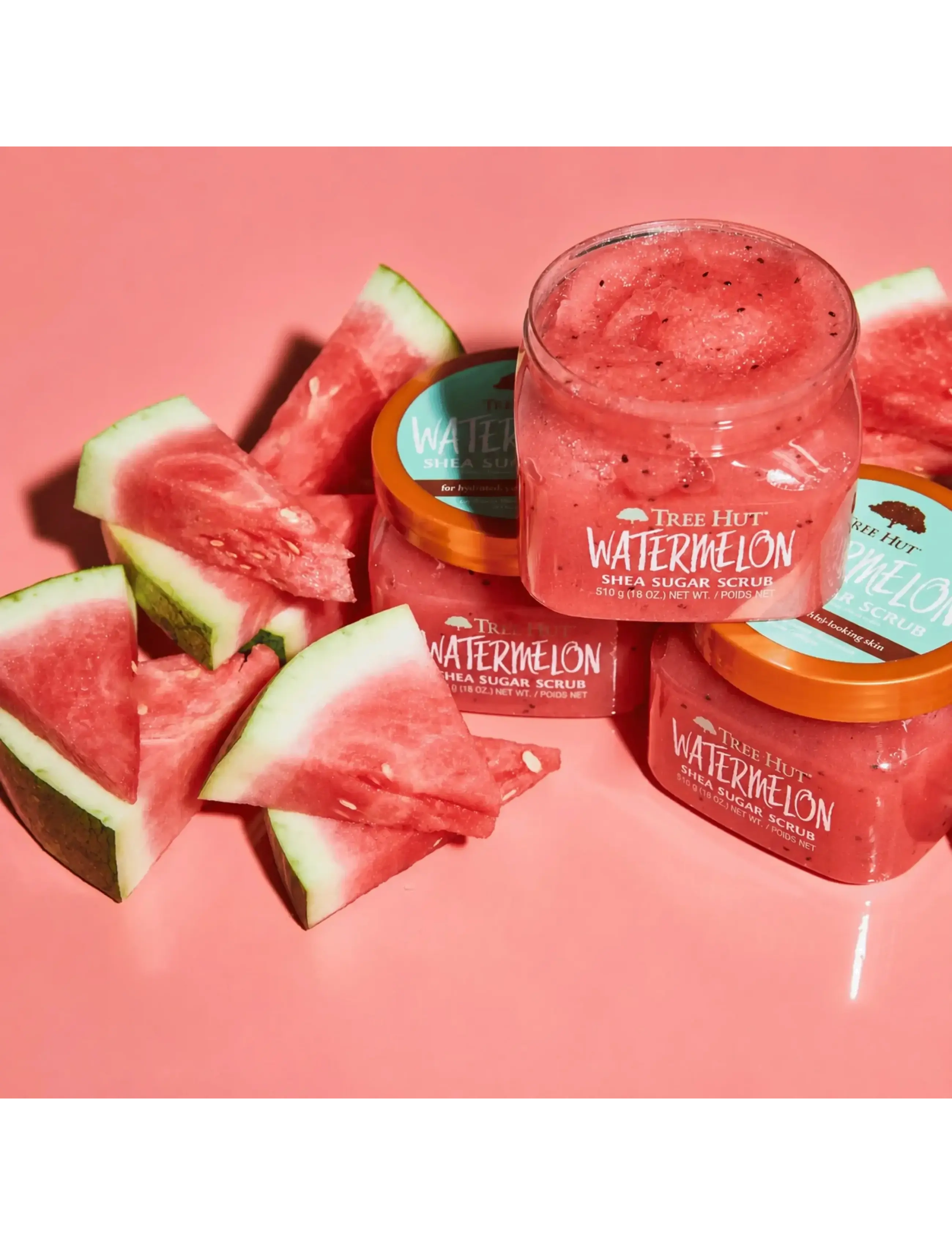 Tree Hut - Shea Sugar Scrub Watermelon - skrub & exfoliering - krop - no color - 1
