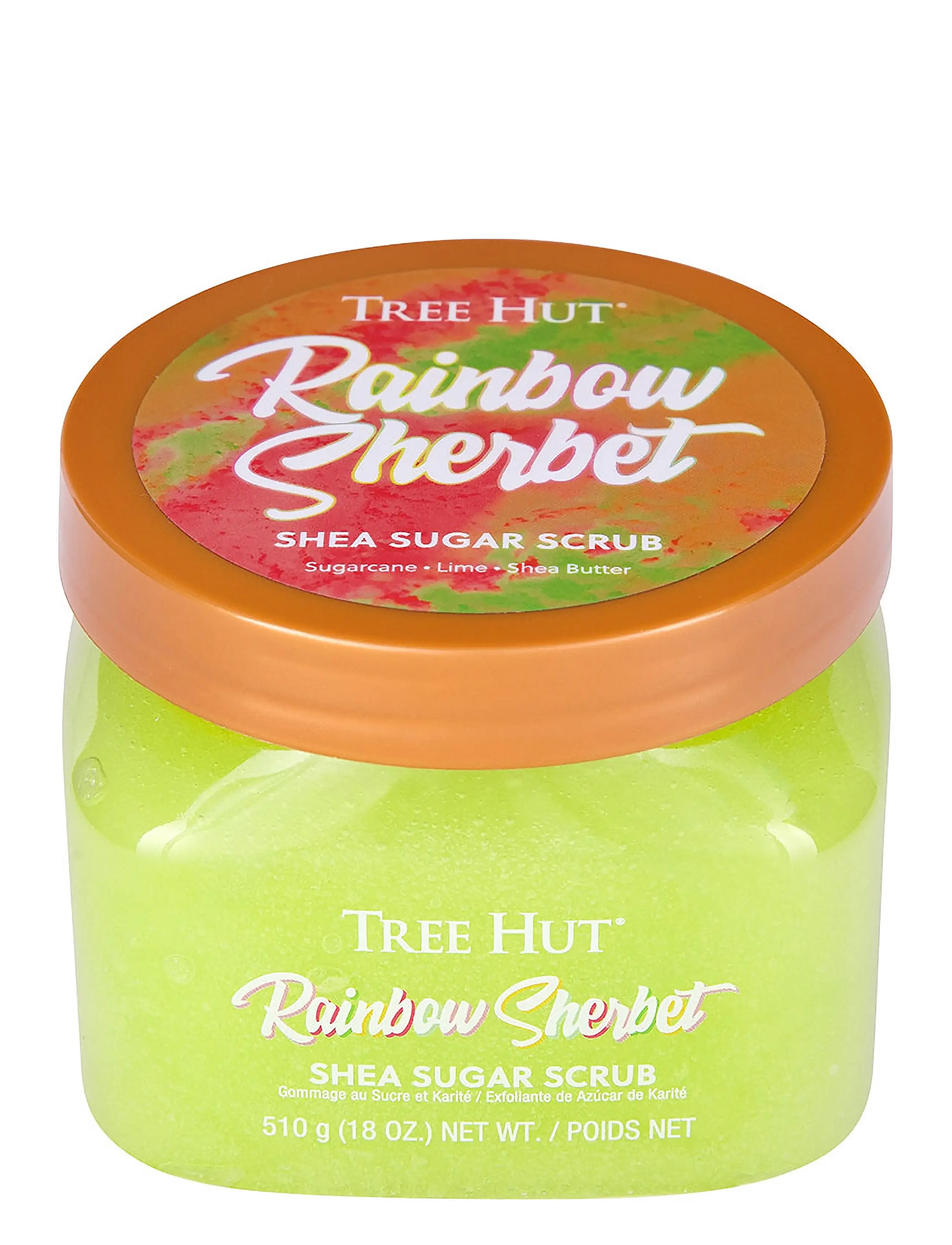 Tree Hut Shea Sugar Scrub Rainbow Sherbert, Bodyscrub, Nude, Str: 510 G