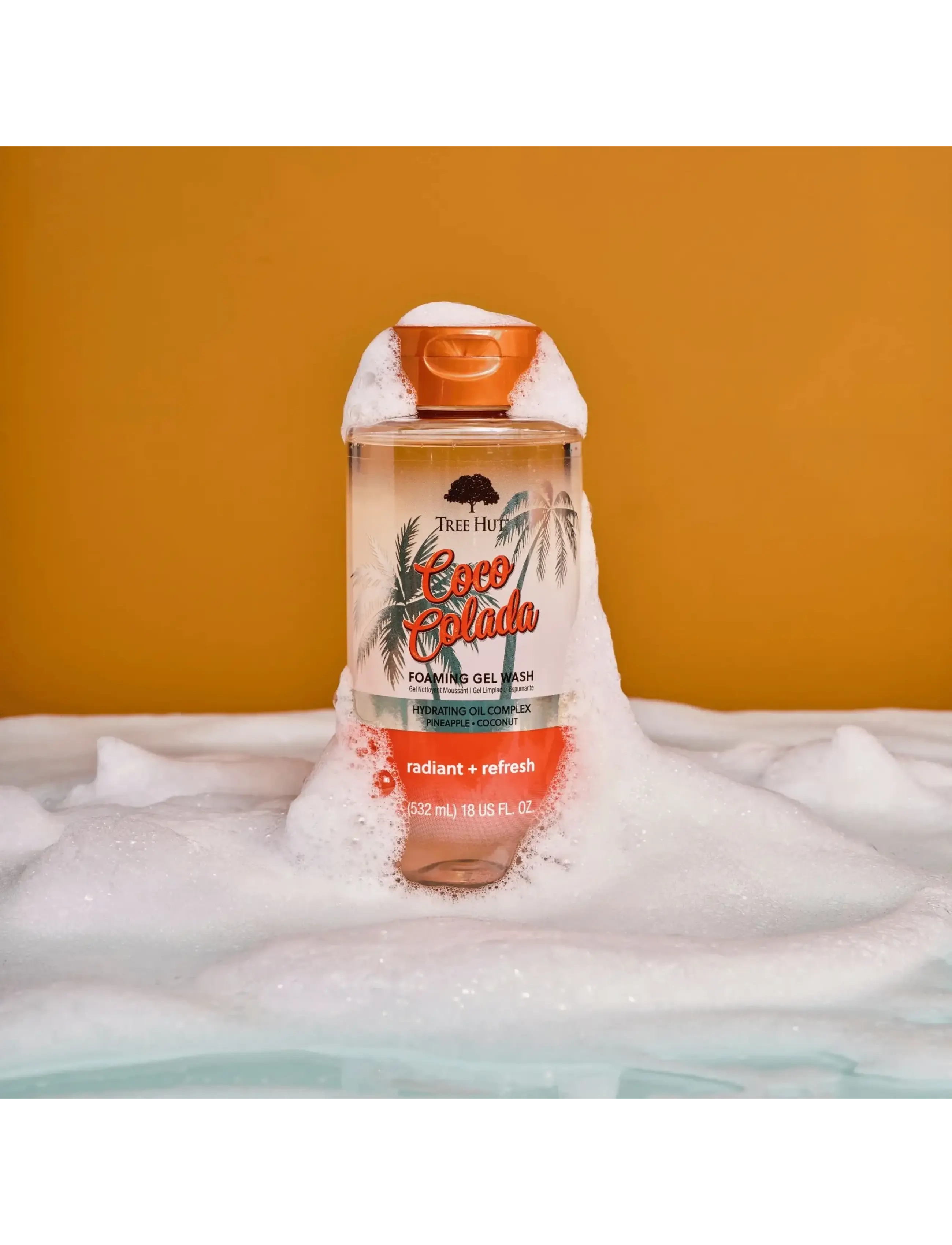 Tree Hut - Foaming Gel Wash Coco Colada - duschgel & duscholjor  - no color - 3