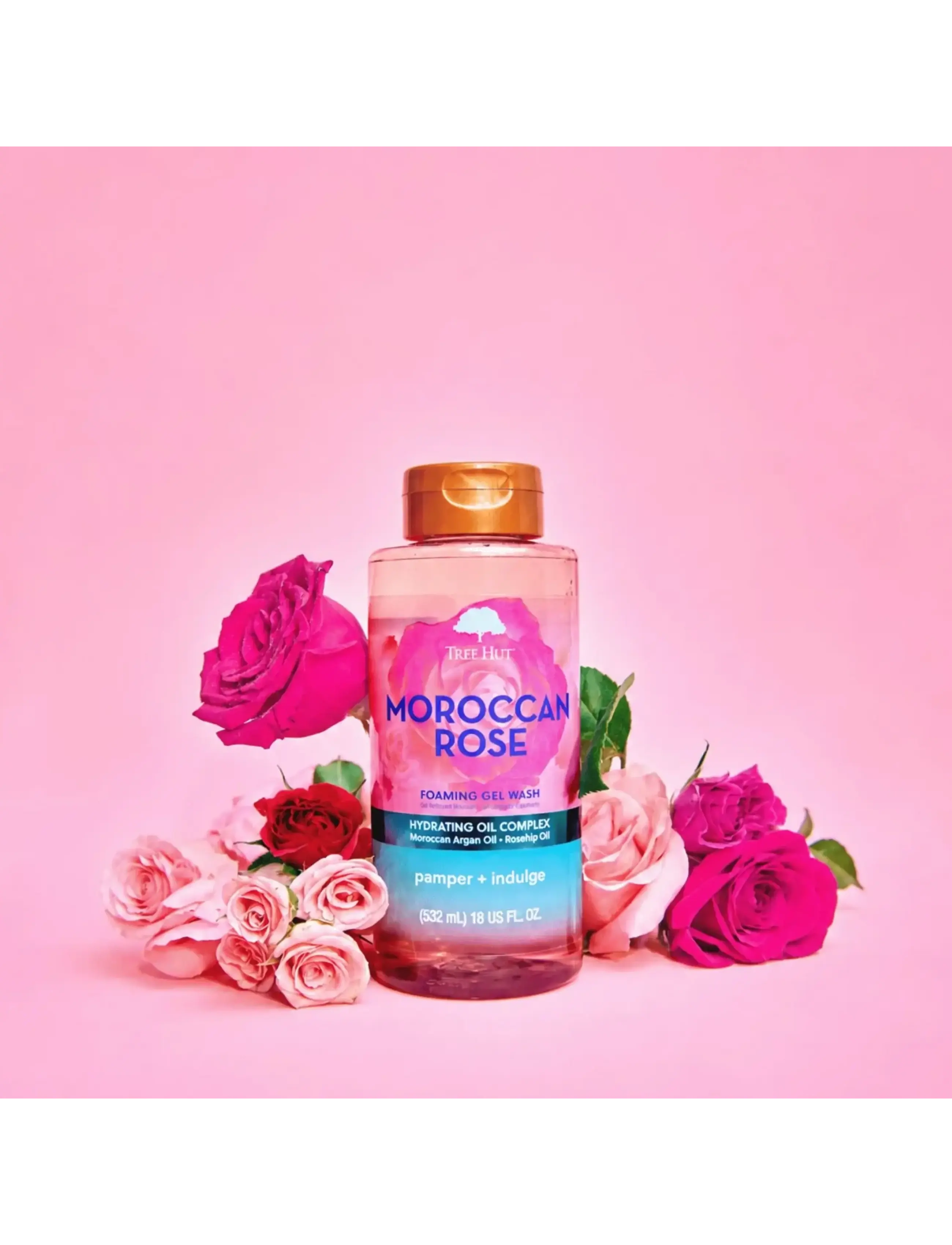 Tree Hut - Foaming Gel Wash Moroccan Rose - duschgel & duscholjor  - no color - 1