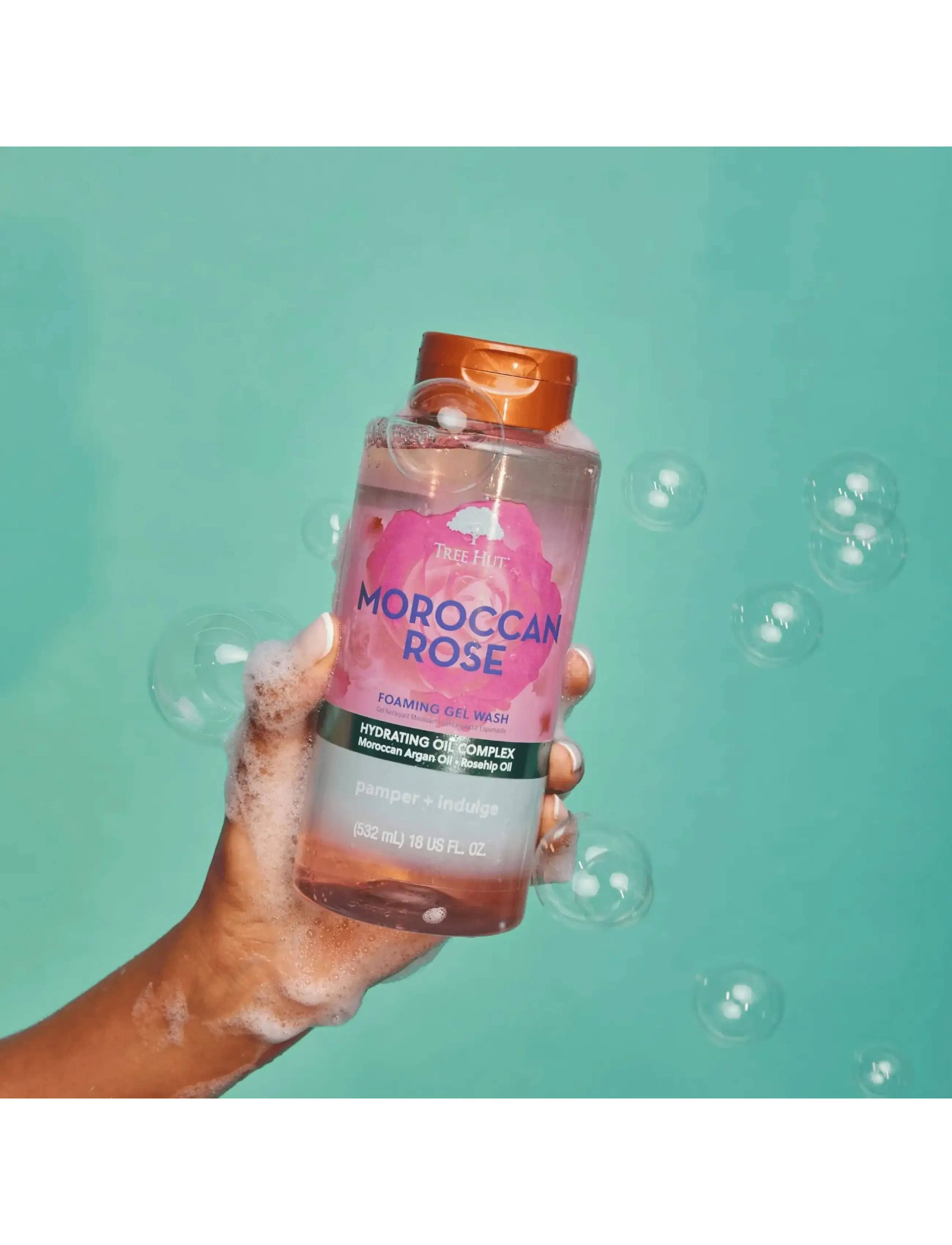 Tree Hut - Foaming Gel Wash Moroccan Rose - duschgel & duscholjor  - no color - 2