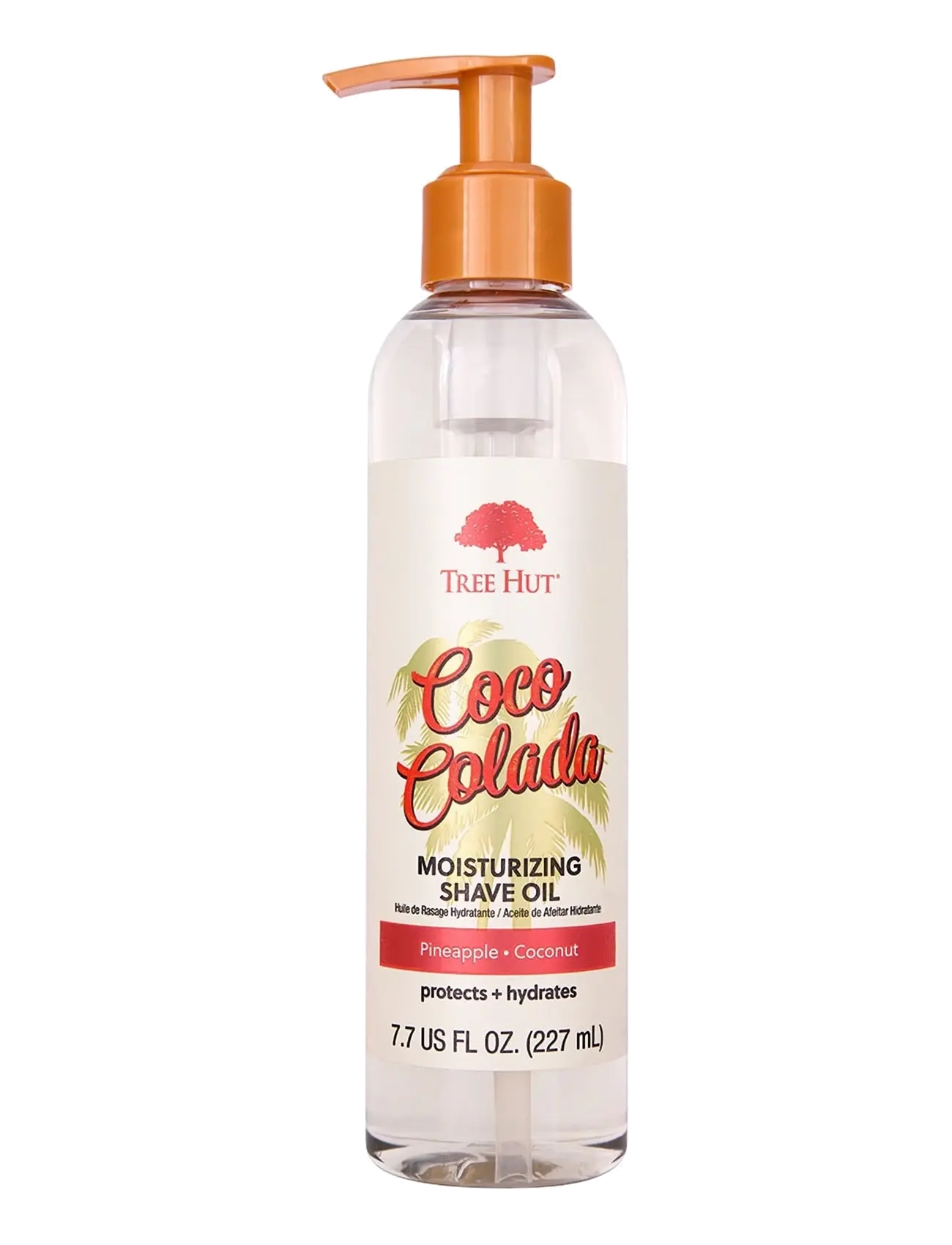 Tree Hut Moisturizing Shave Oil Coco Colada, Barbering, Nude, Str: 227 ML