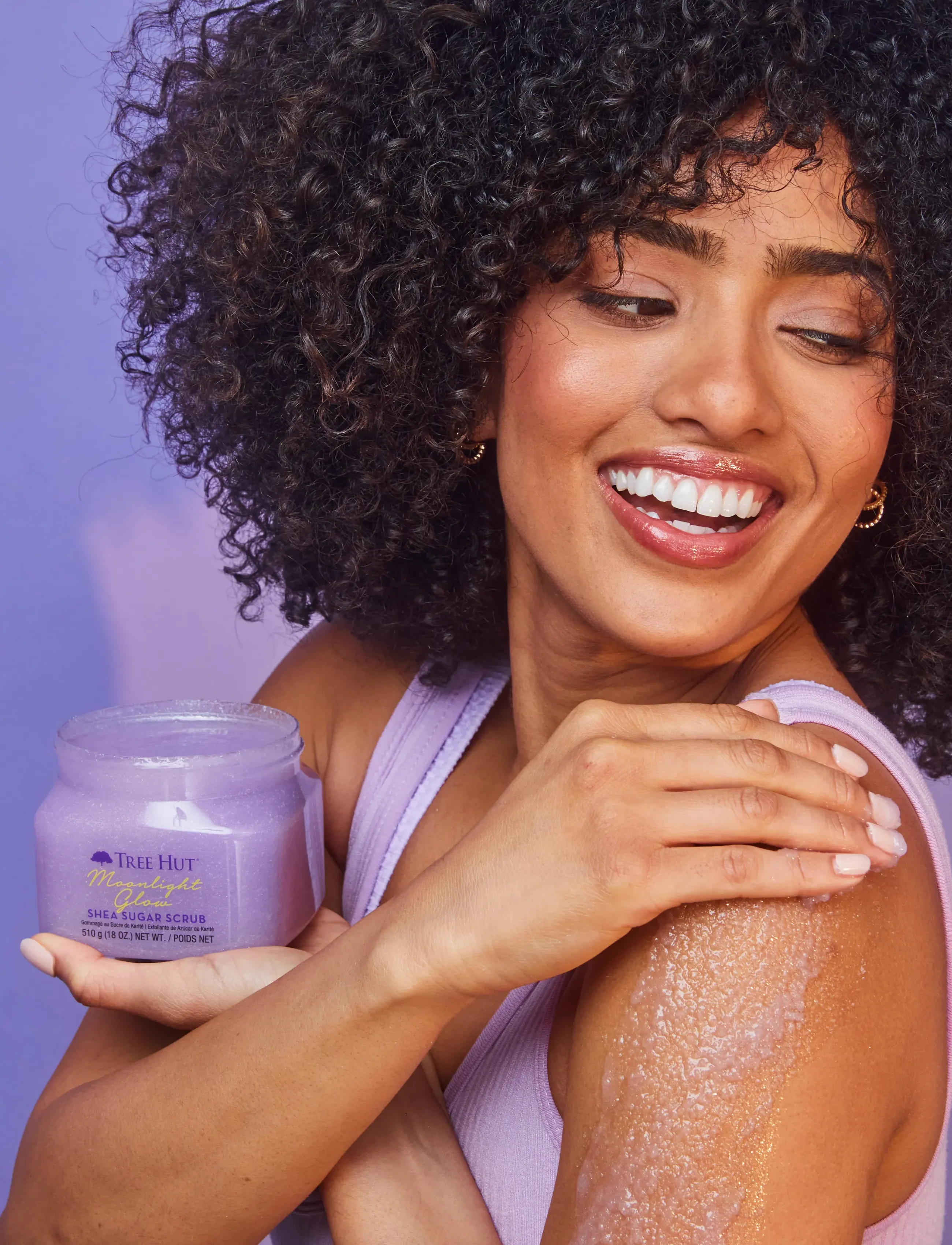 Tree Hut Tree Hut. Shea Sugar Scrub Moonlight Glow, 510 G, Nude, Krop > Scrub Og Eksfolierende Midler, Dame