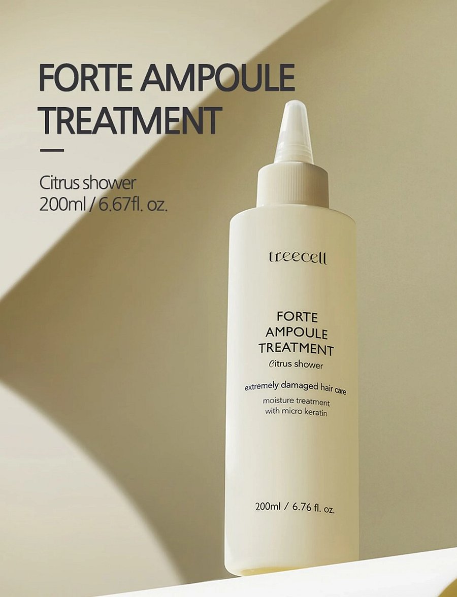 Treecell - Hair Forte Ampoule Treatment - juuksehooldused - clear - 0