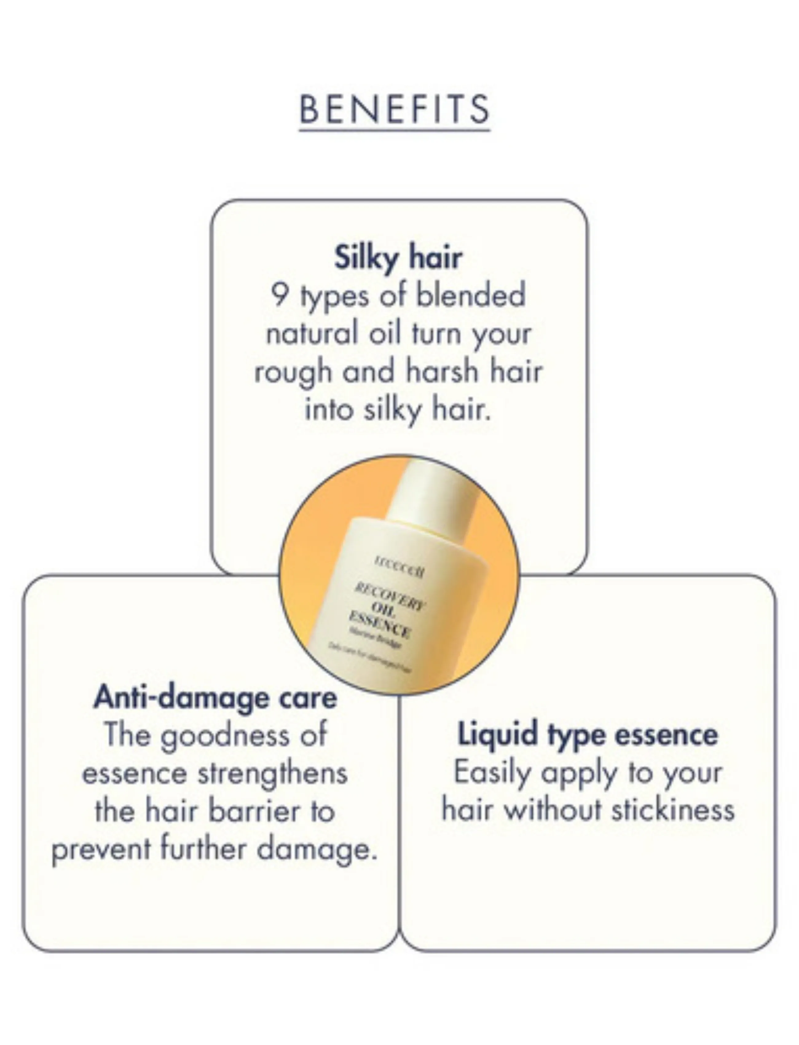 Treecell - Hair Recovery Oil Essence - hårolie - clear - 2