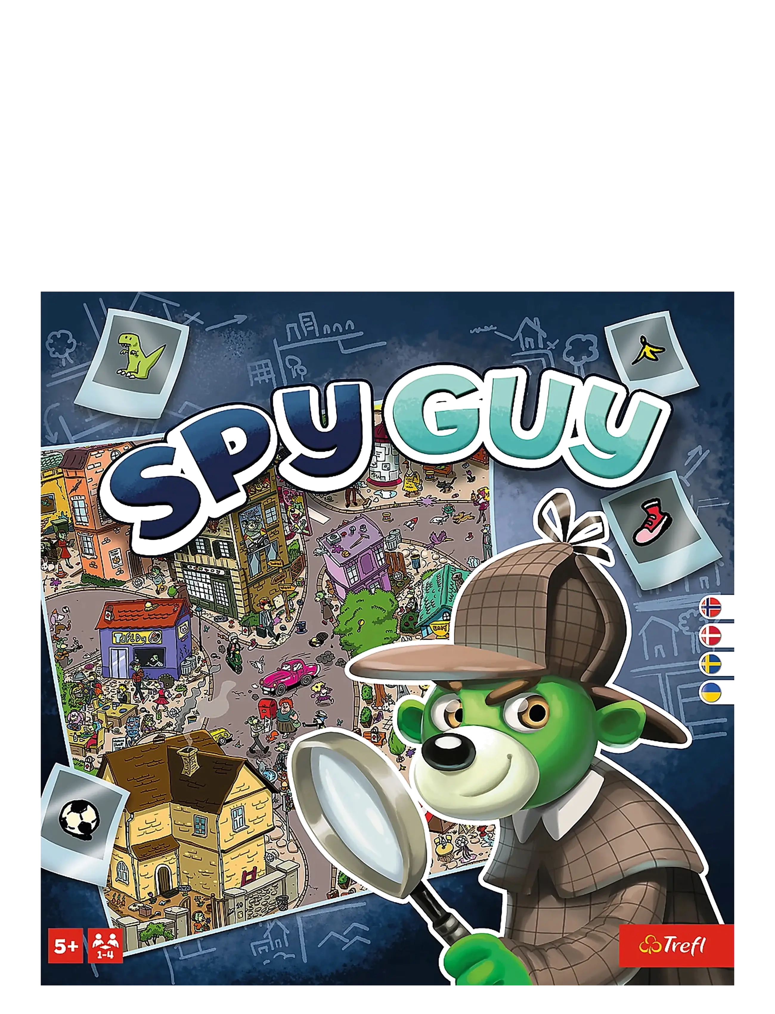Trefl Spel Spy Guy, One Size, Games, Grün - Board Kinder