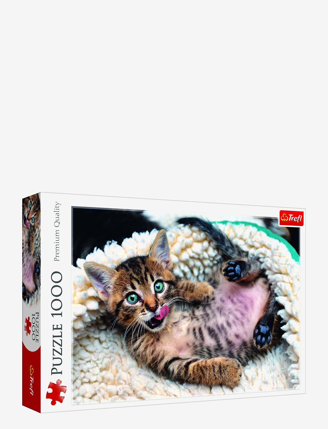 Trefl - TREFL 1000 BIT CHEERFUL KITTEN - klassiske puslespil - multi - 1
