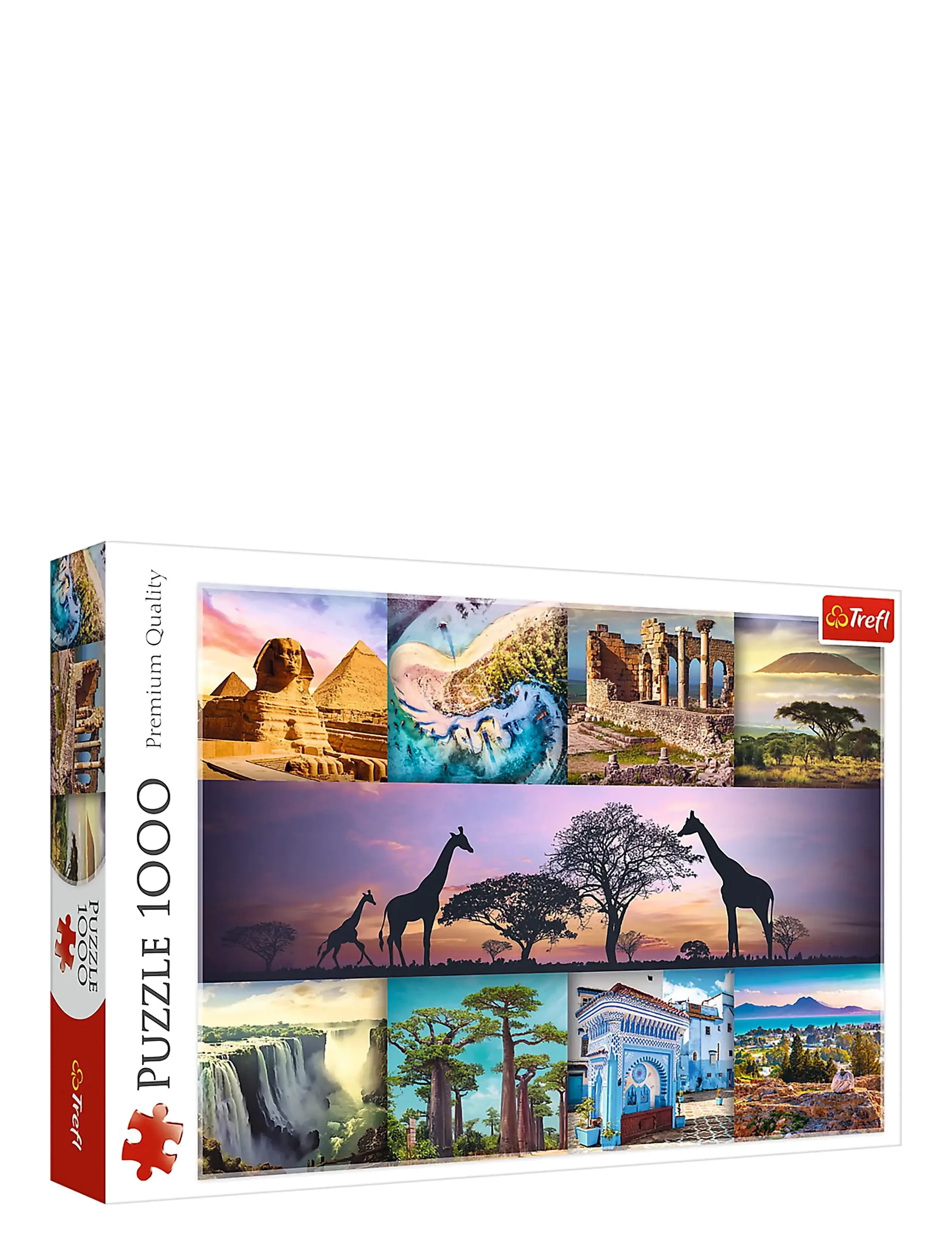 PAPPUSSEL TREFL 1000 BITAR COLLAGE, AFRICA - MULTI