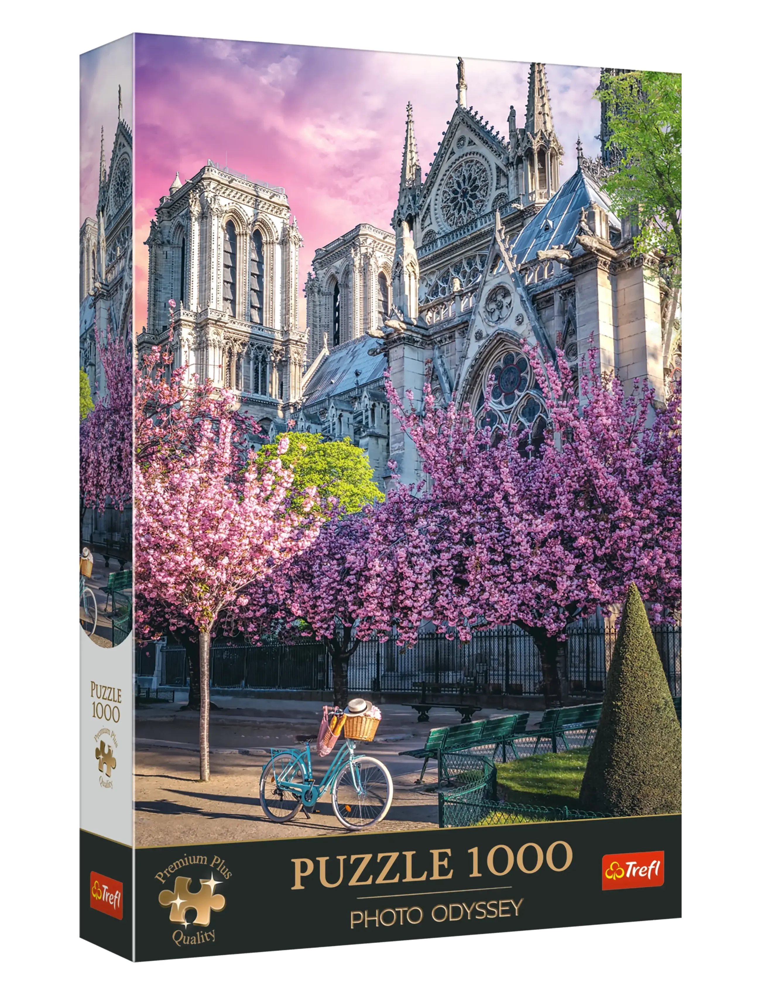 TREFL Pappussel Trefl 1000 Bitar Premium Notre Dame Pink - One Size - Kinder