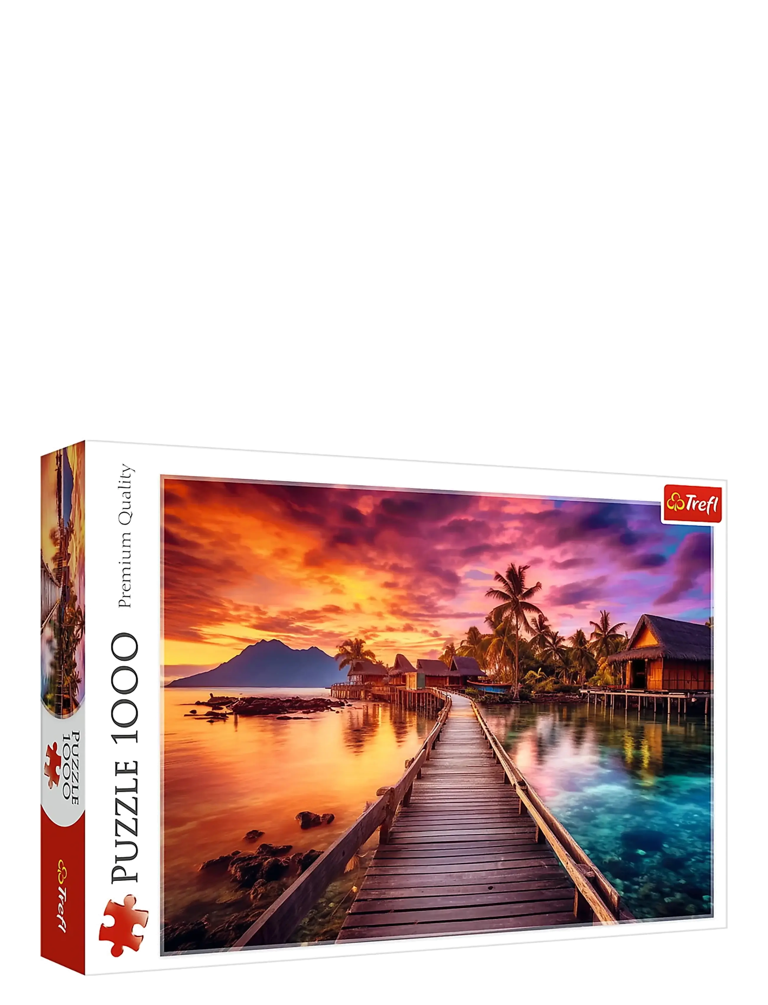 TREFL Pappussel Trefl 1000 Bitar Paradise Island Patterned - One Size - Kinder