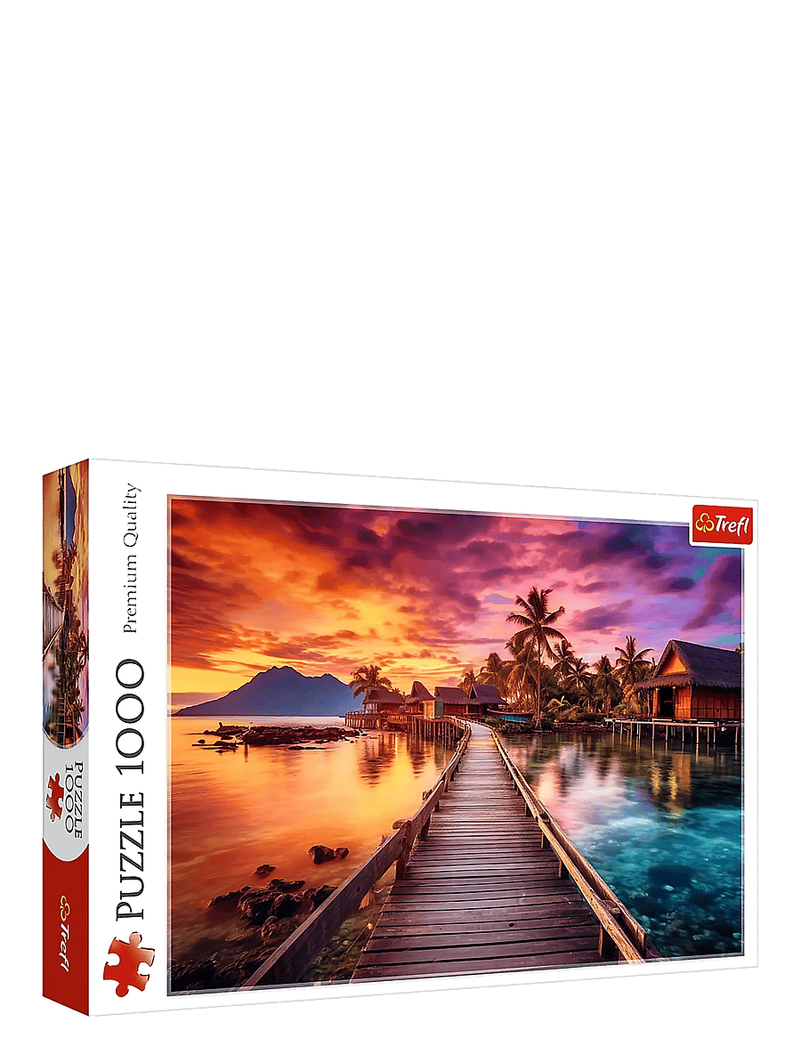 Trefl - PAPPUSSEL TREFL 1000 BITAR PARADISE ISLAND - klassische puzzles - multi - 0