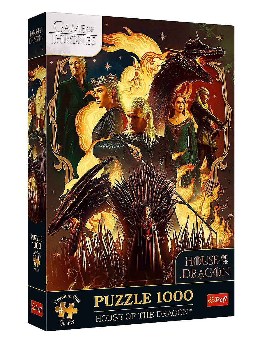 Trefl - PAPPUSSEL TREFL 1000BIT PREM HOUSE OF THE DRAGON - klassische puzzles - multi - 0