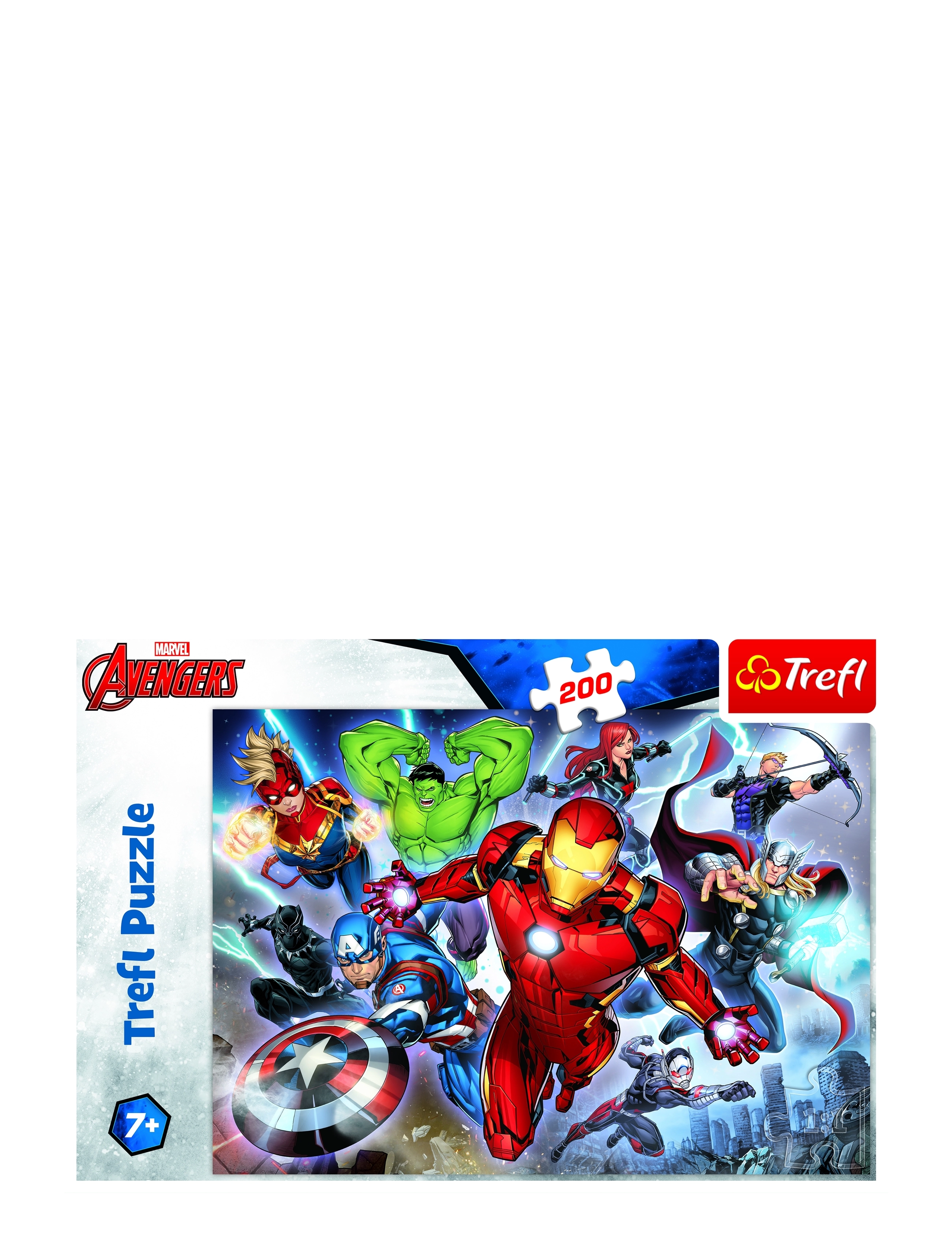 Trefl 200 Bit The Avengers, Børn, Classic Puslespil, Multi/mønstret, Str: ONE SIZE