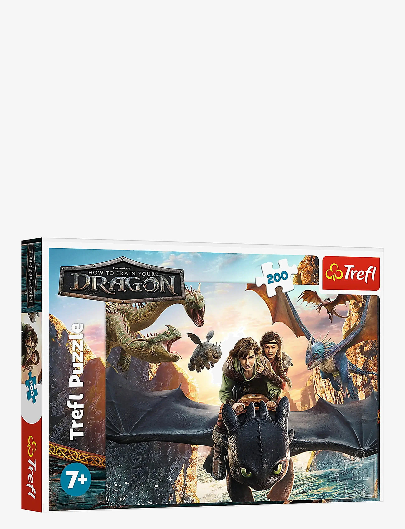 Trefl - PAPPUSSEL TREFL 200 BIT HOW TO TRAIN YOUR DRAGON - klassische puzzles - multi - 0